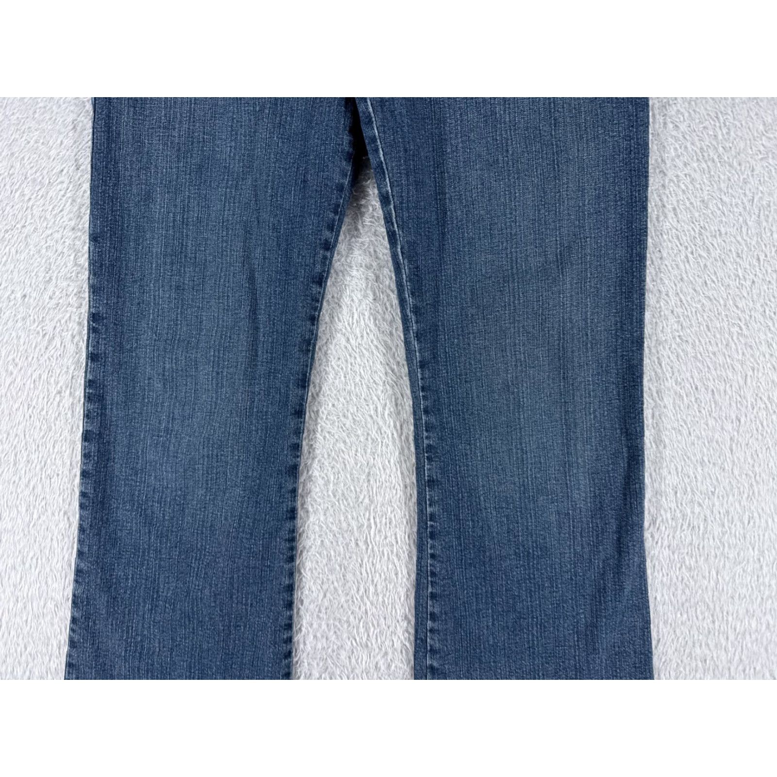 NEXT VINTAGE NEXT Women's Flared Jeans Size 12 Cotton Blend Blue Denim Mid Rise 28x32 Size 34" / US 12 / IT 48 - 3 Thumbnail