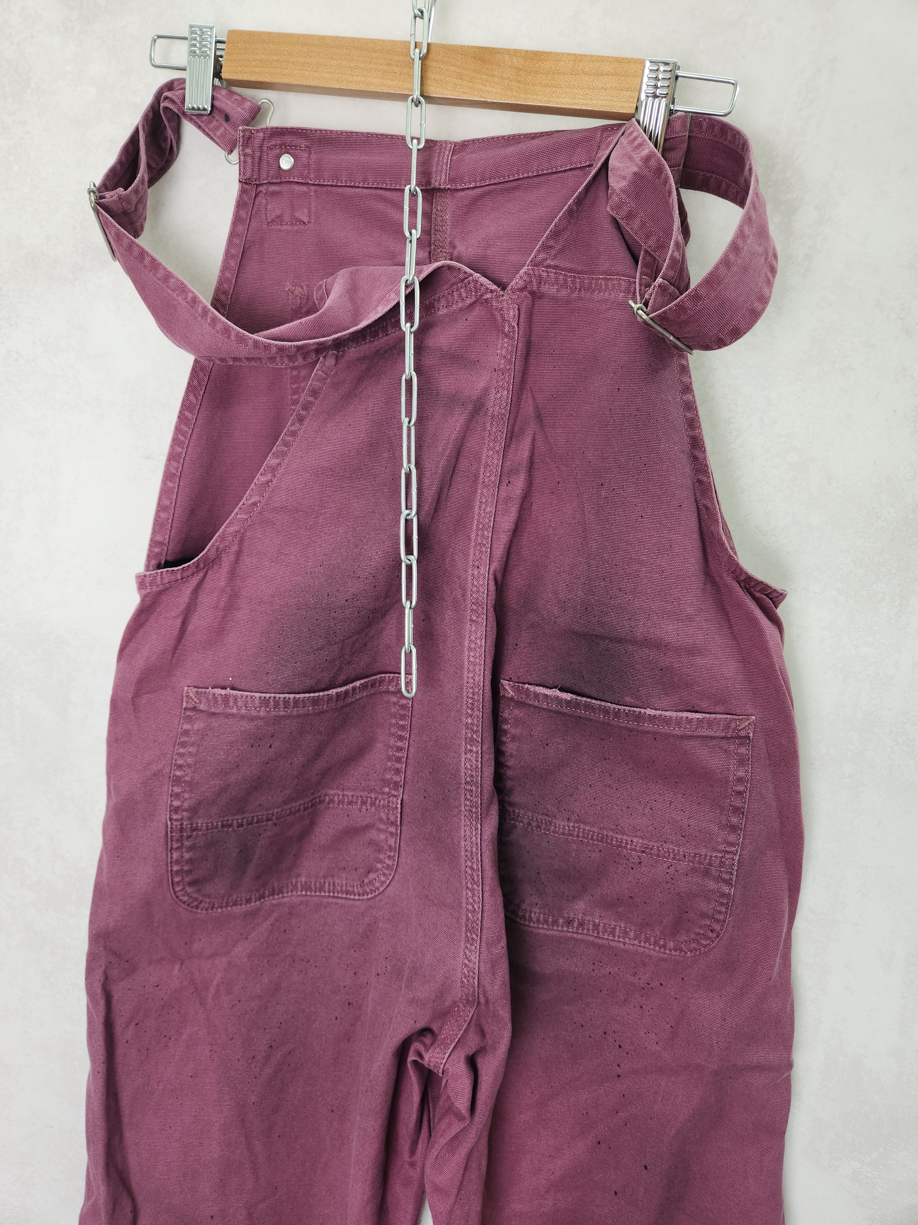 Carhartt Carhartt Wip womens Bib overall pants purple painted size S Size 28" / US 6 / IT 42 - 7 Thumbnail