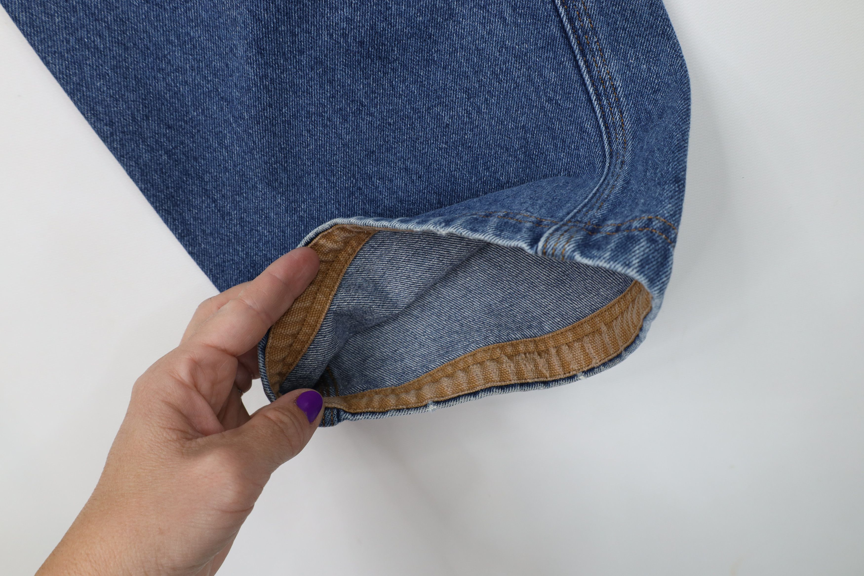 Duluth Trading Company Duluth Trading Co Workwear Wide Leg Denim Jeans Blue Size US 37 - 5 Thumbnail