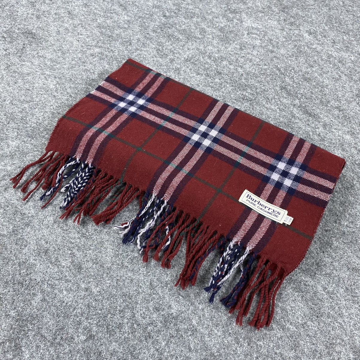 Burberry × Vintage Burberrys Scarf D137 # Muffler # Neckwear # Size ONE SIZE - 7 Thumbnail