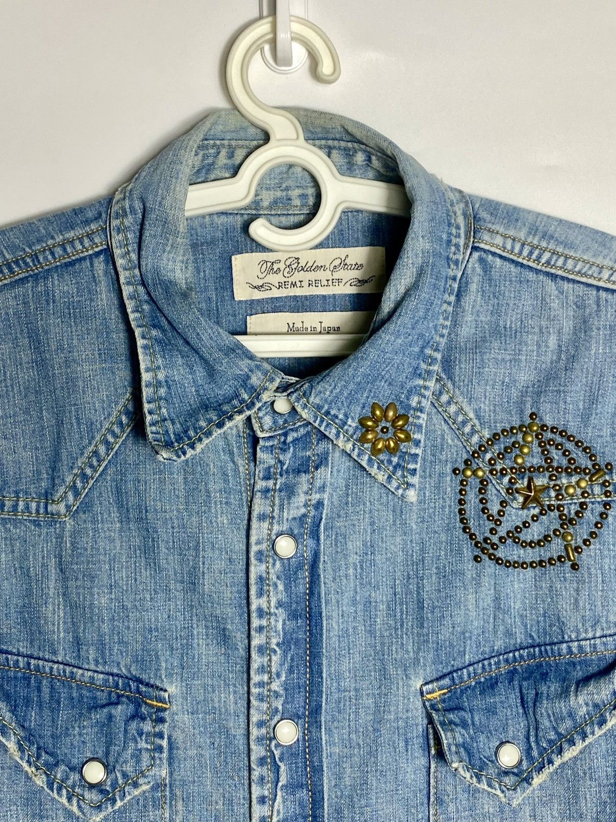 Remi Relief Remi Relief Denim Shirt Size US M / EU 48-50 / 2 - 2 Thumbnail