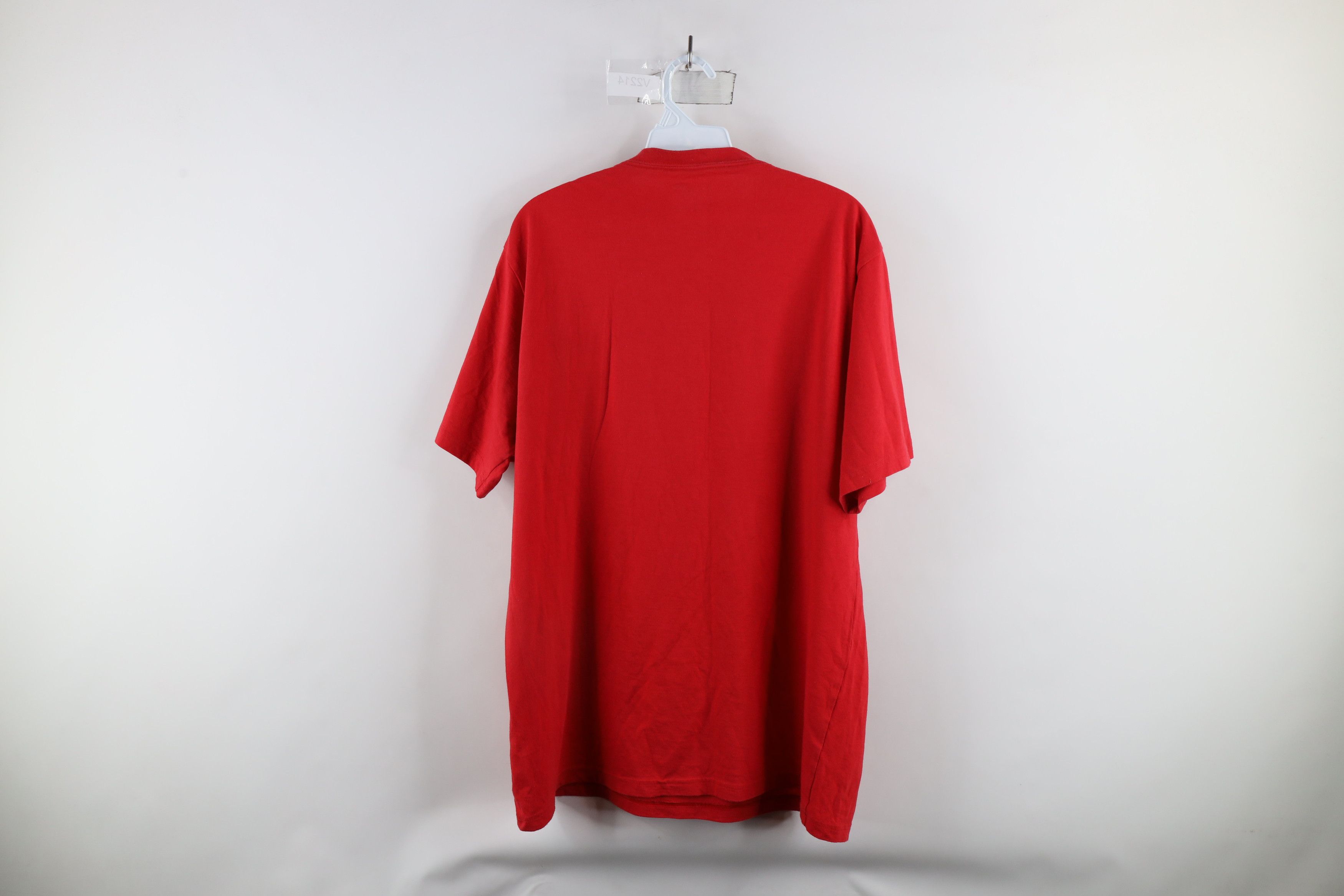 Under Armour × Vintage Under Armour Spell Out Welsh Rugby Union T-Shirt Red Size US L / EU 52-54 / 3 - 10 Thumbnail