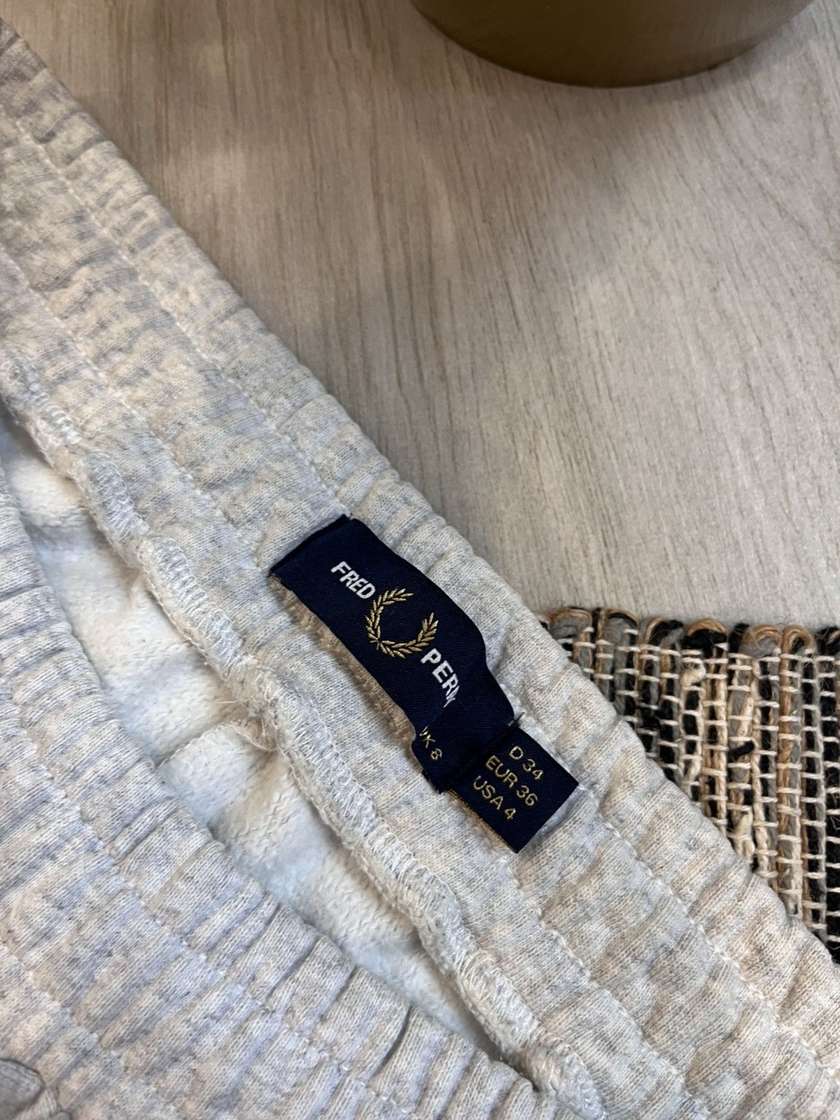 Fred Perry × Vintage Fred Perry sweatpants grey blank pants minimalistic baggy Size 27" / US 4 / IT 40 - 12 Thumbnail