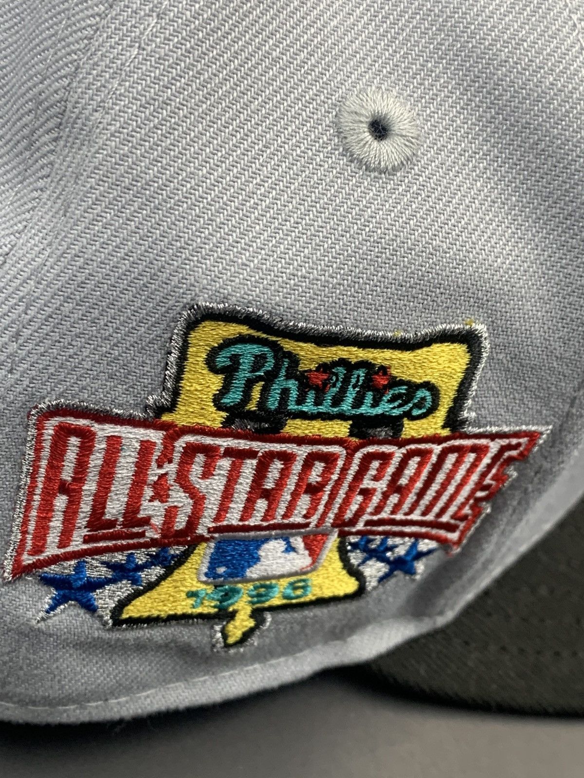 New Era Philadelphia Phillies 96 All Star Game Patch Size 7 5/8 Size ONE SIZE - 4 Thumbnail