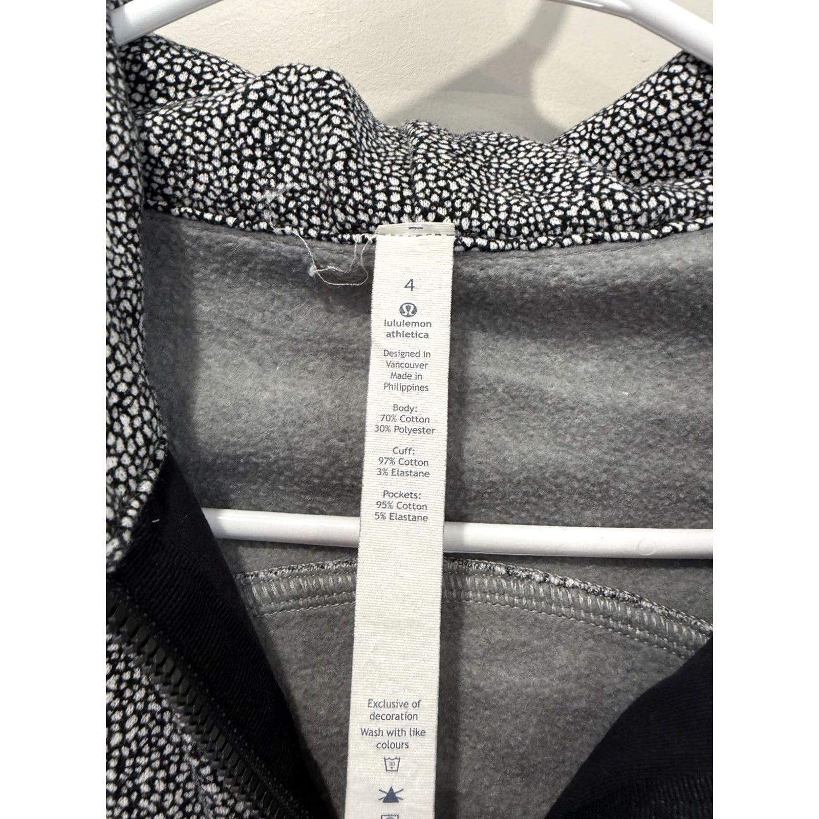 Lululemon Lululemon Scuba Full Zip Hoodie Heathered Grey Size 4 Women Regular Hoodie Fleece Zip Activewear Size S / US 4 / IT 40 - 3 Thumbnail