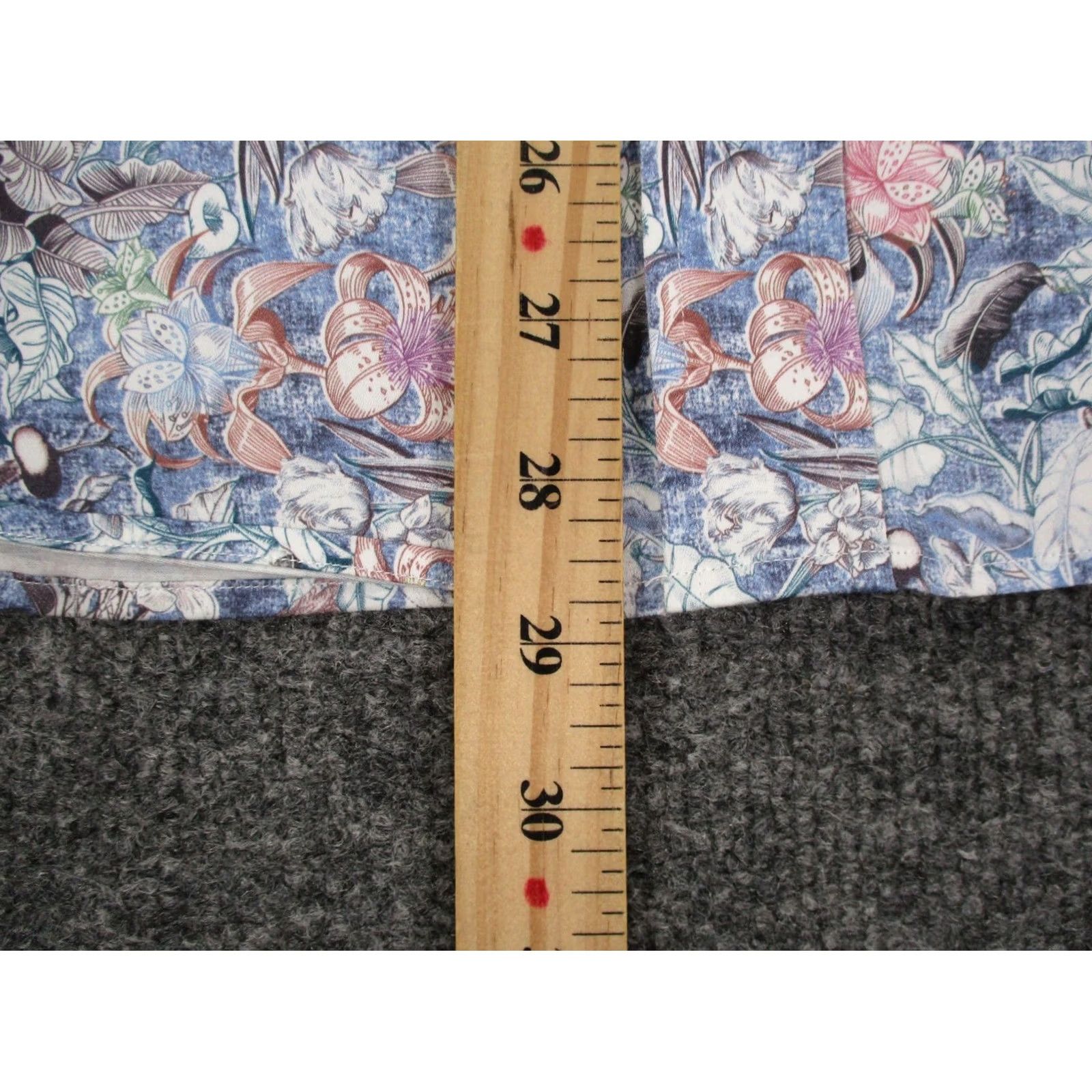 Robert Graham Robert Graham Shirt Mens M Multicolor Floral Button-Up Long Sleeve Collared Casual Knit Cotton Spandex Size US M / EU 48-50 / 2 - 4 Thumbnail