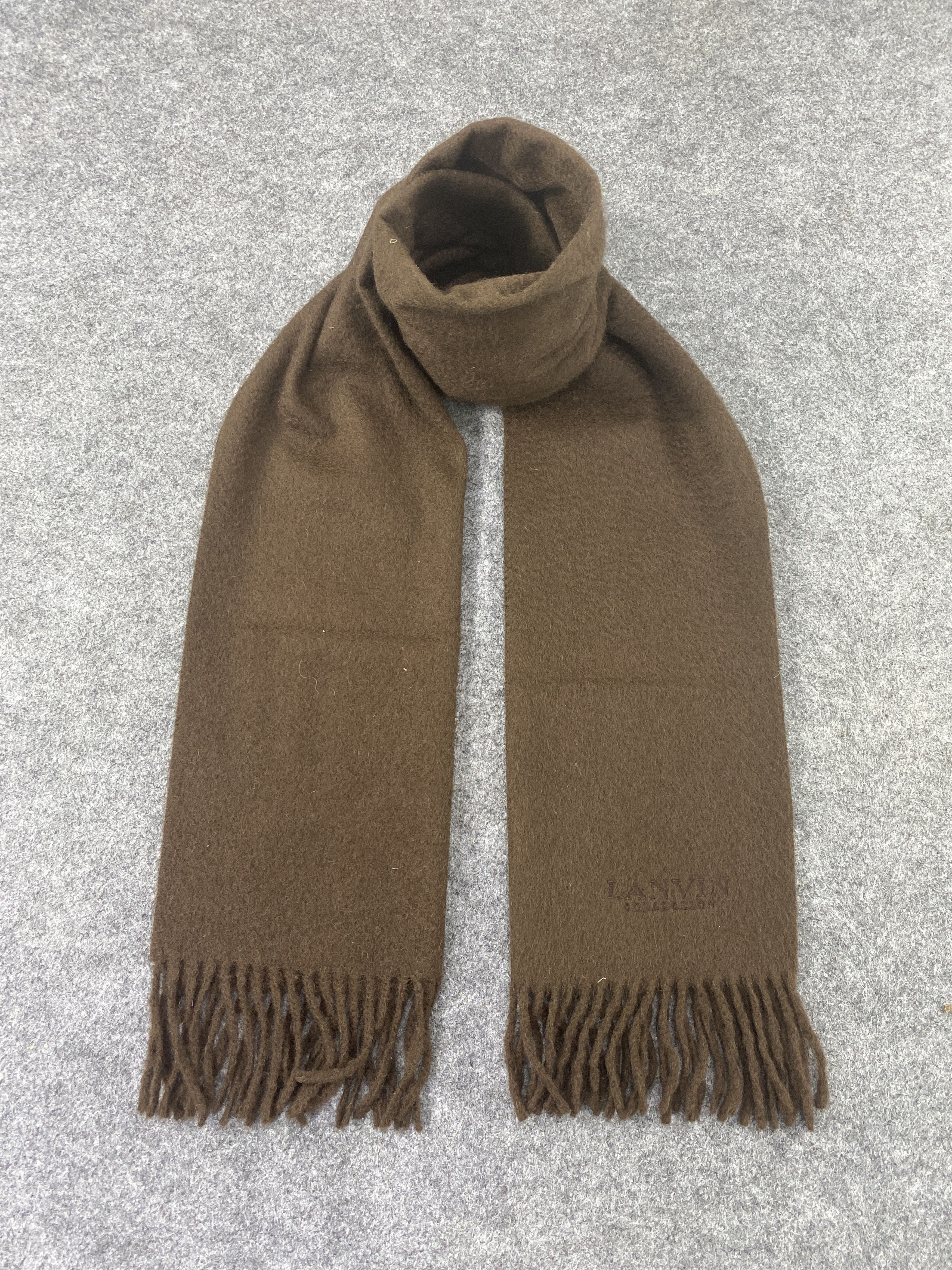 Lanvin × Vintage Lanvin Scarf / Muffler / Neckwear -T1031 Size ONE SIZE - 1 Thumbnail