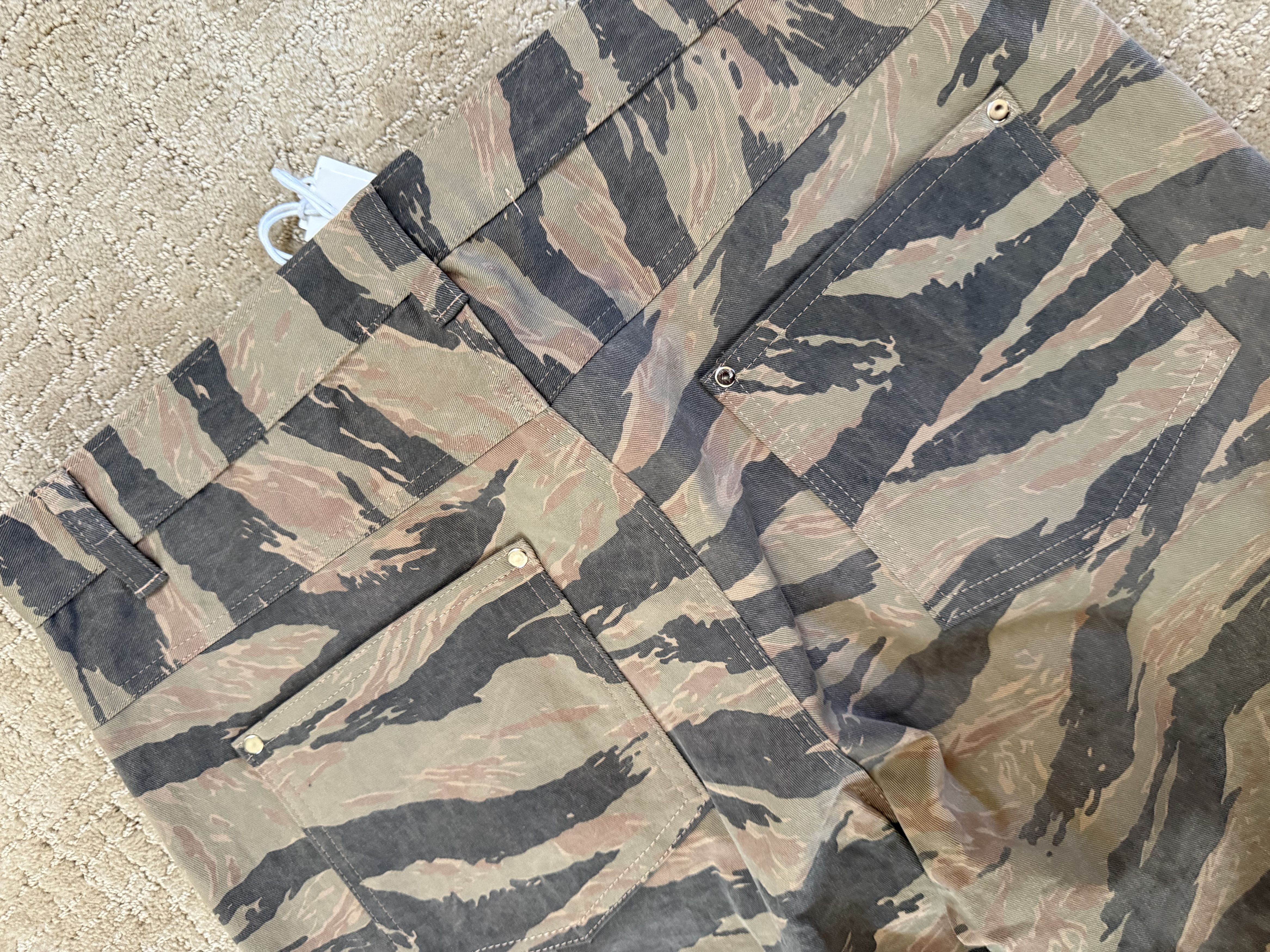Other Strike Oil by Nats Getty Light Camo Flared Denim Pants Size US 32 / EU 48 - 4 Thumbnail