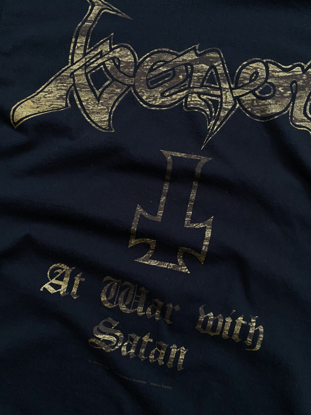 Gildan 🫧1997 VENOM AT WAR WITH SATAN BLACK METAL Vintage T-Shirt XL Size US XL / EU 56 / 4 - 5 Thumbnail