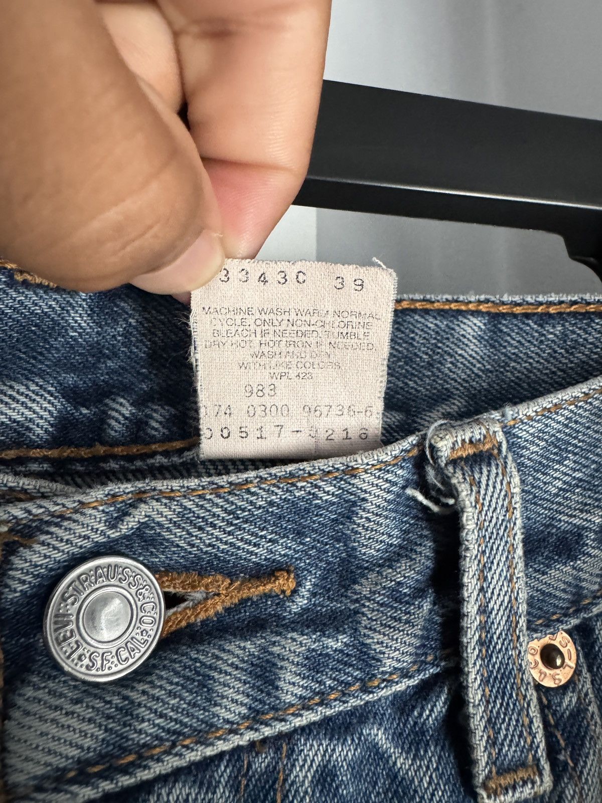 Levi's Vintage Clothing Vintage 90’s Levi’s 517 Boot Cut Denim Size US 34 / EU 50 - 7 Thumbnail