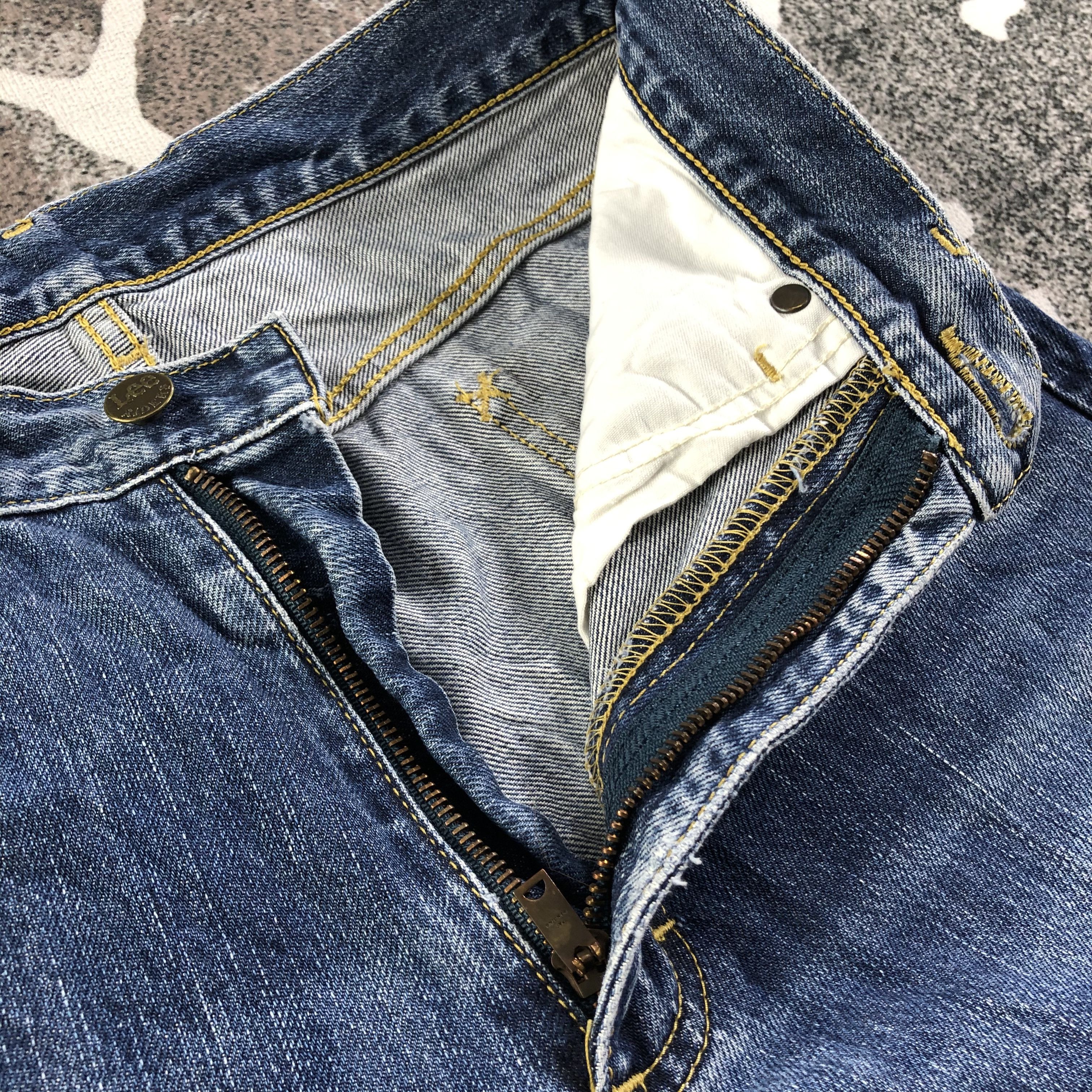 Lee Vintage Lee Riders Jeans Blue Wash Denim KJ1730 Size US 28 / EU 44 - 7 Thumbnail