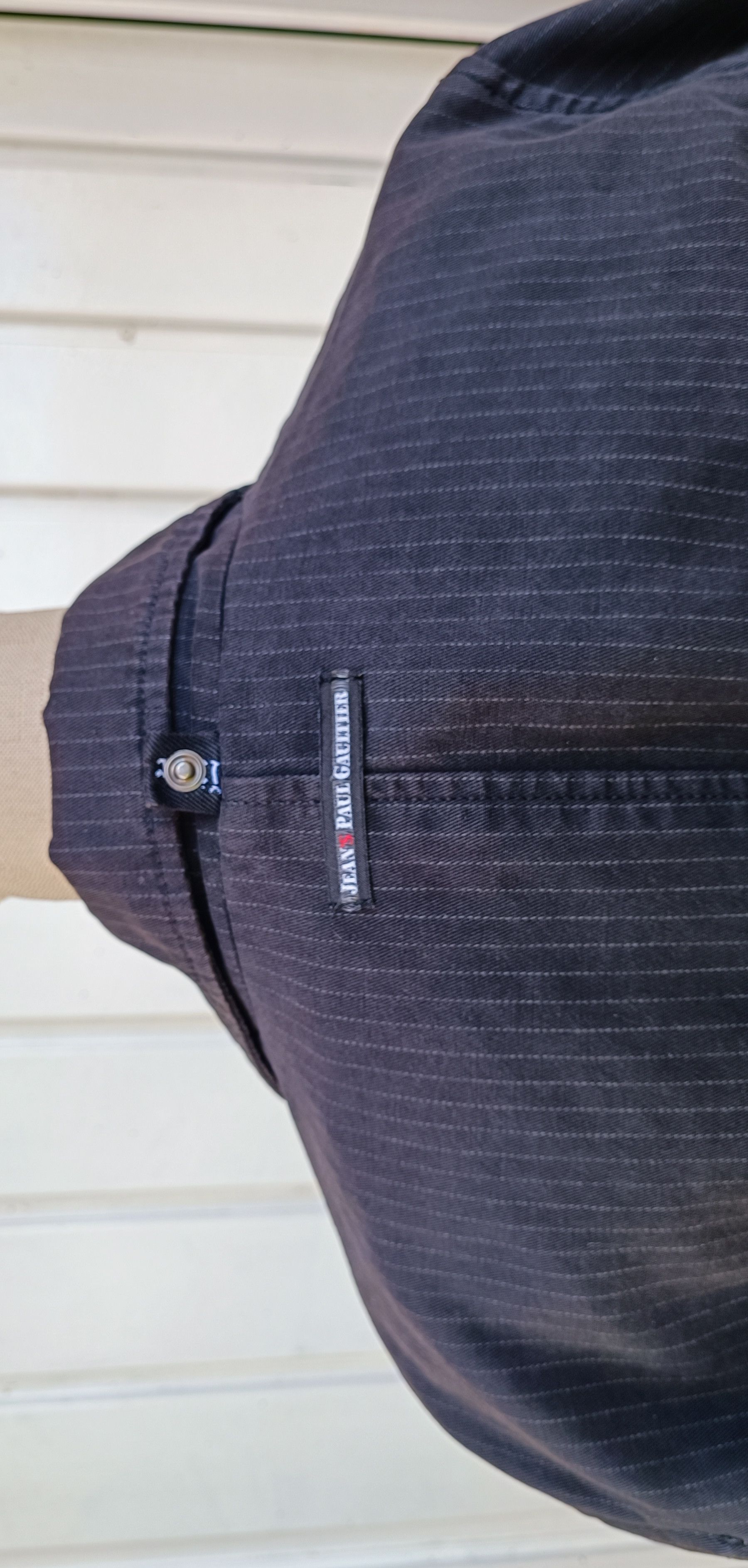 Jean Paul Gaultier Striped gray cotton jacket Size US S / EU 44-46 / 1 - 23 Thumbnail