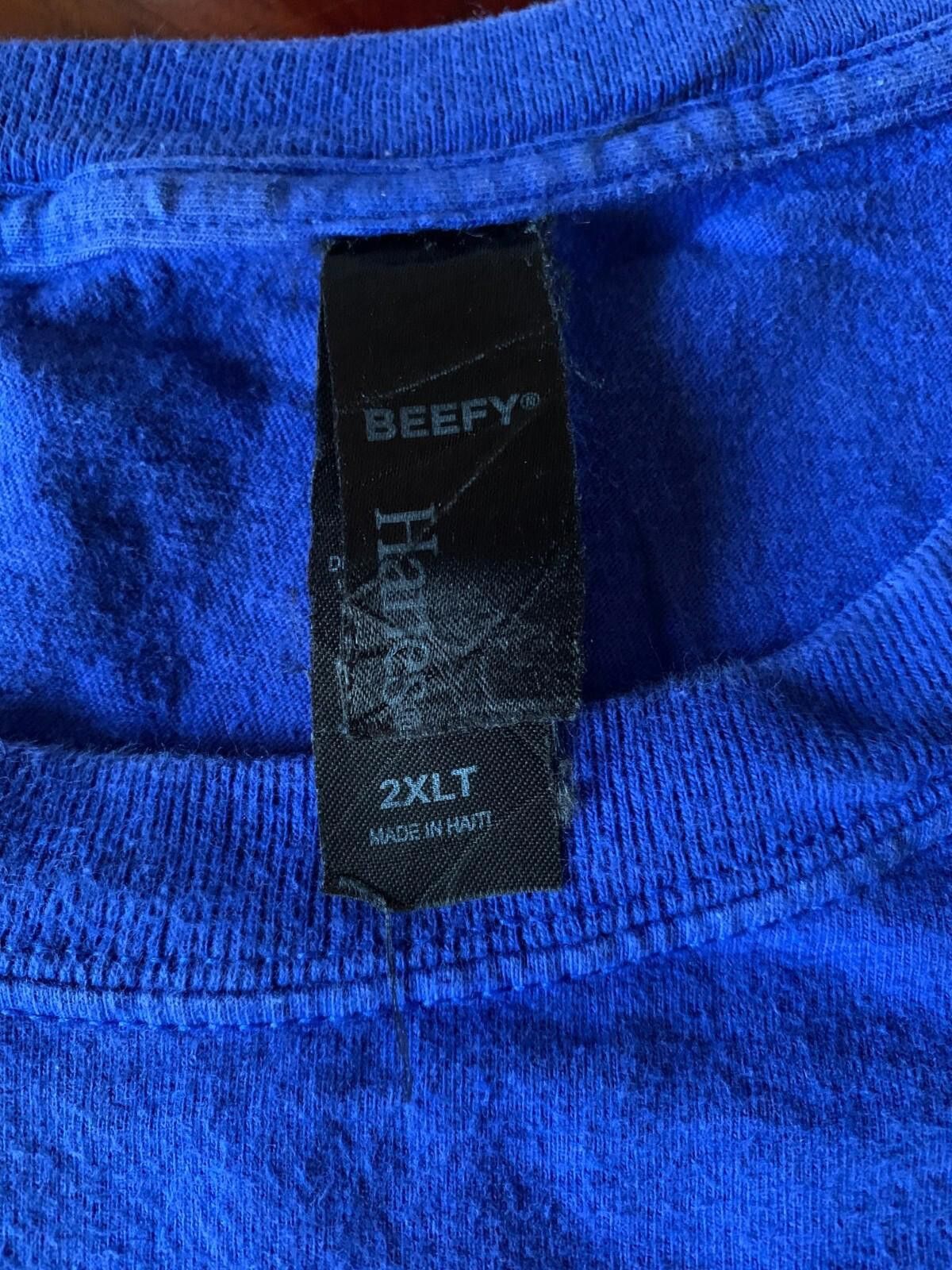 Other Men's 3XLT Beefy Blue No Pocket T-shirt Size US XXL / EU 58 / 5 - 4 Thumbnail