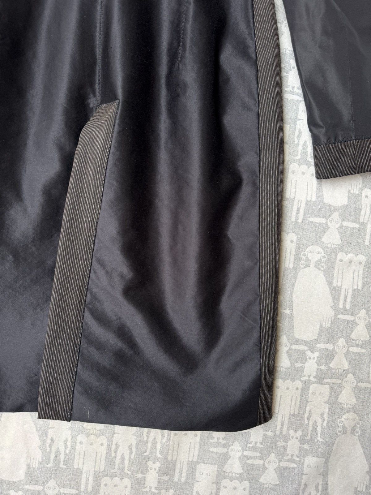 Jean Paul Gaultier Jean Paul Gaultier AW89 Inside-Out Corset Nylon Wool Coat Size M / US 6-8 / IT 42-44 - 6 Thumbnail