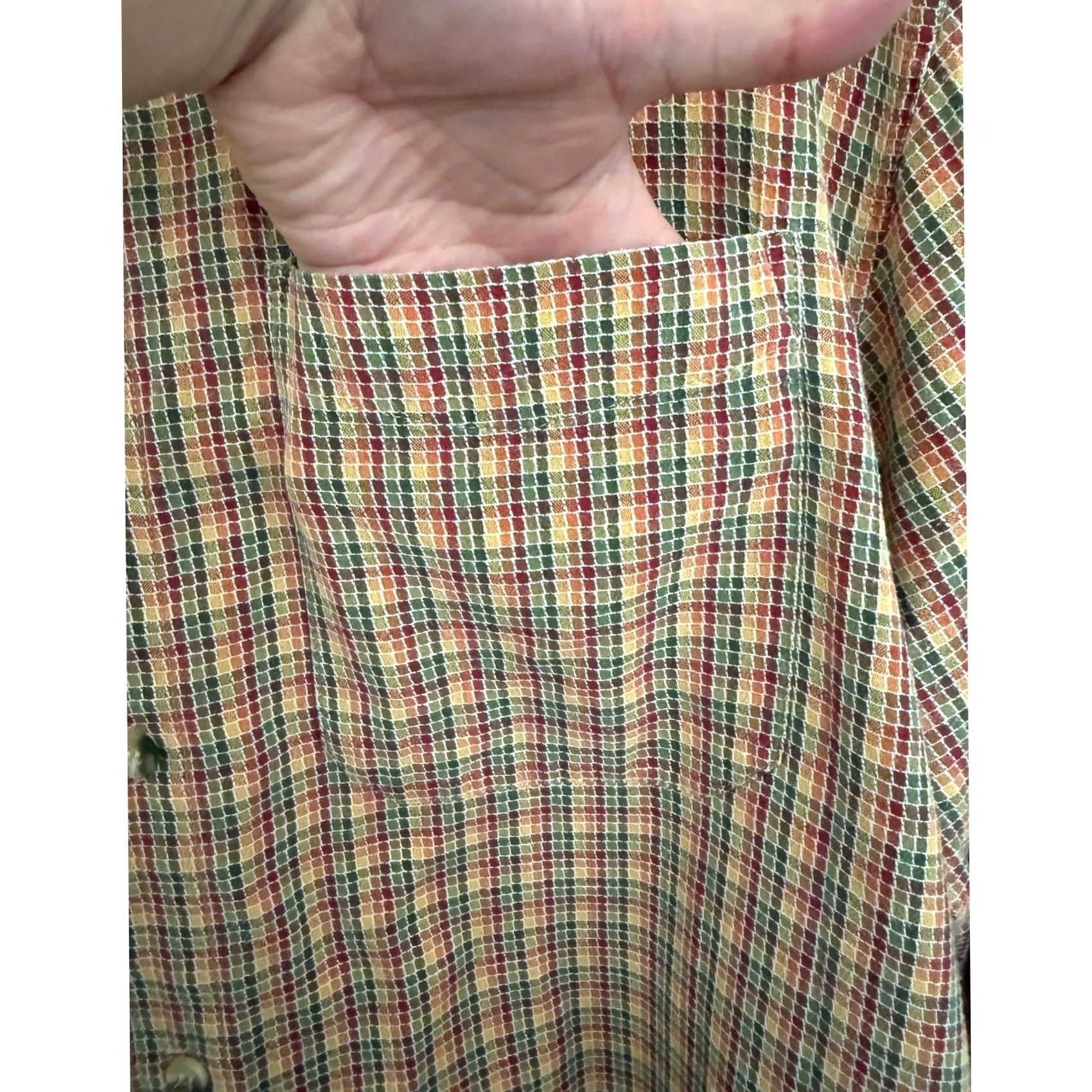 The Territory Ahead The Territory Ahead Shirt Men Long Sleeve Large Multicolor Rainbow Cotton Button Down Casual Pride L Size US L / EU 52-54 / 3 - 4 Thumbnail