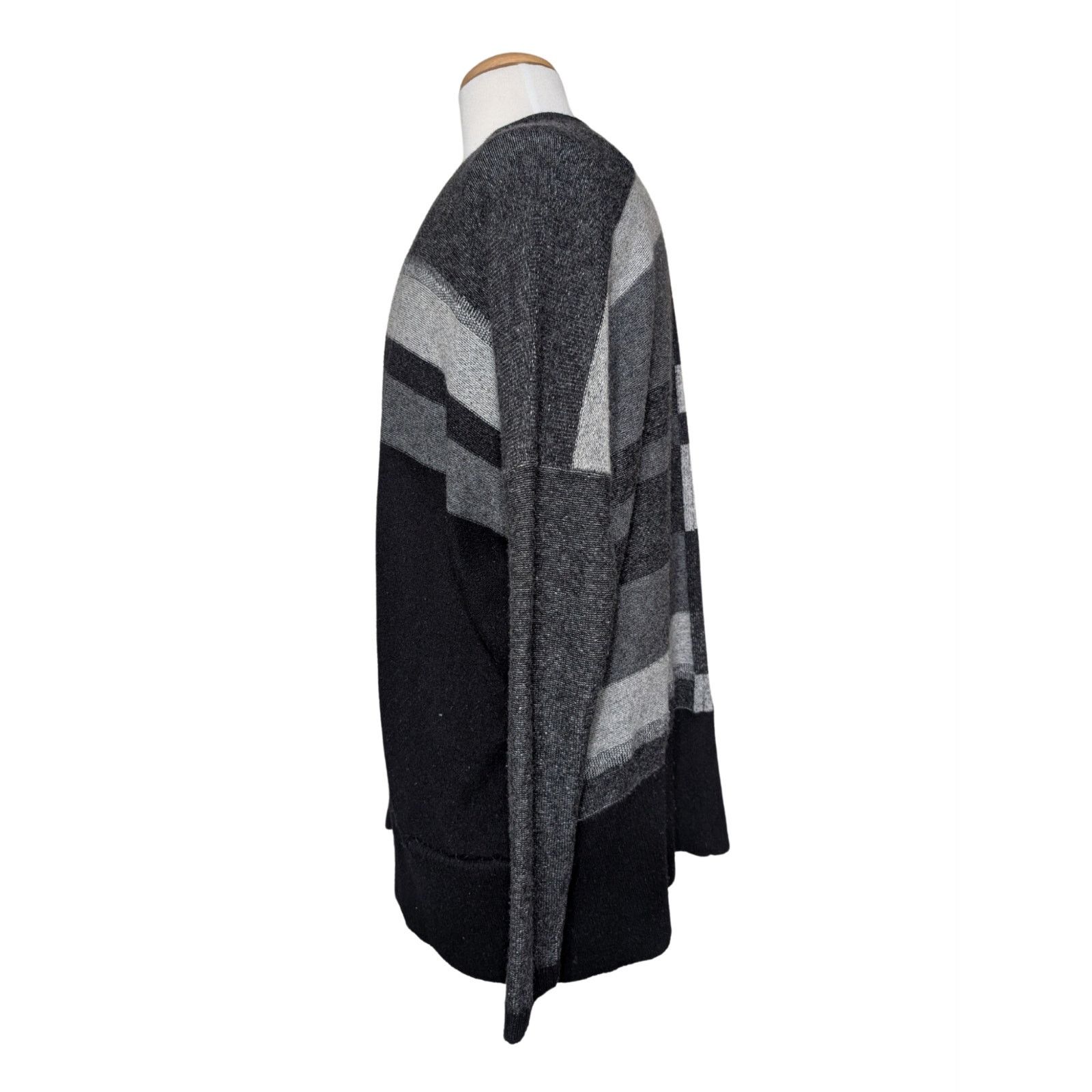 Vince Vince Women’s Open Front Wool Blend Stripe Cardigan Size S Size S / US 4 / IT 40 - 2 Thumbnail