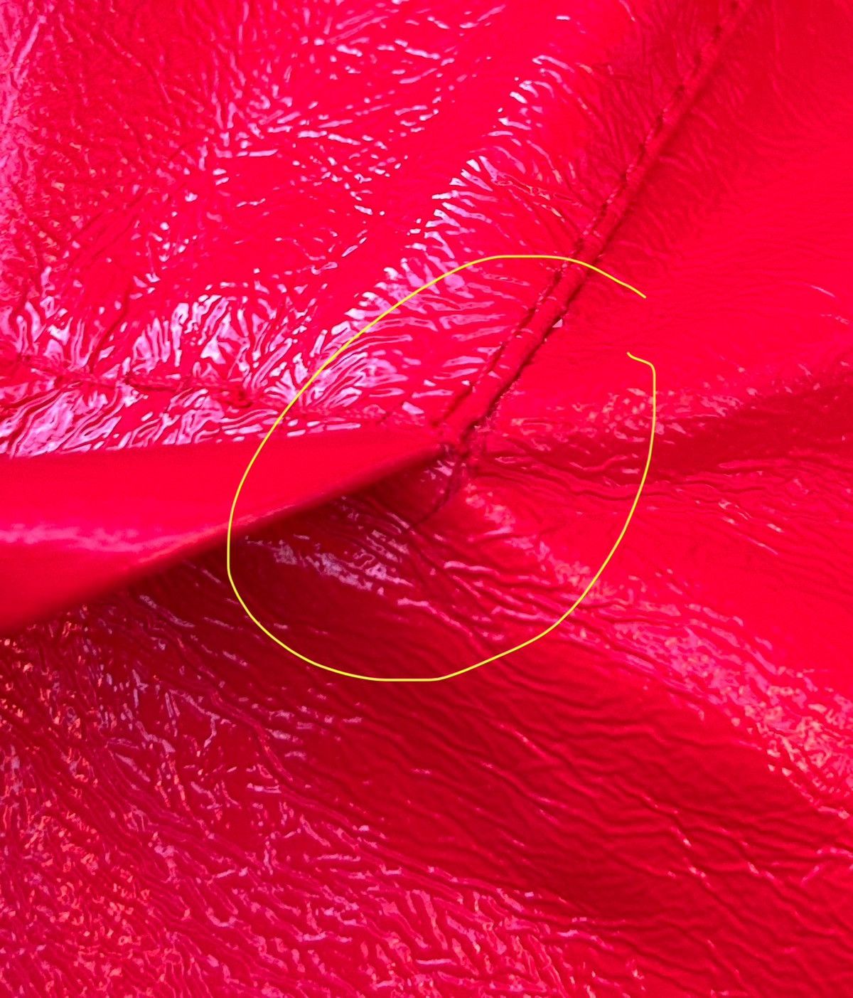 Fiorucci FIORUCCI Red Vinyl Margot Skinny Skirt Size 24 Made In Italy Size 24" / US 00 / IT 34 - 9 Thumbnail