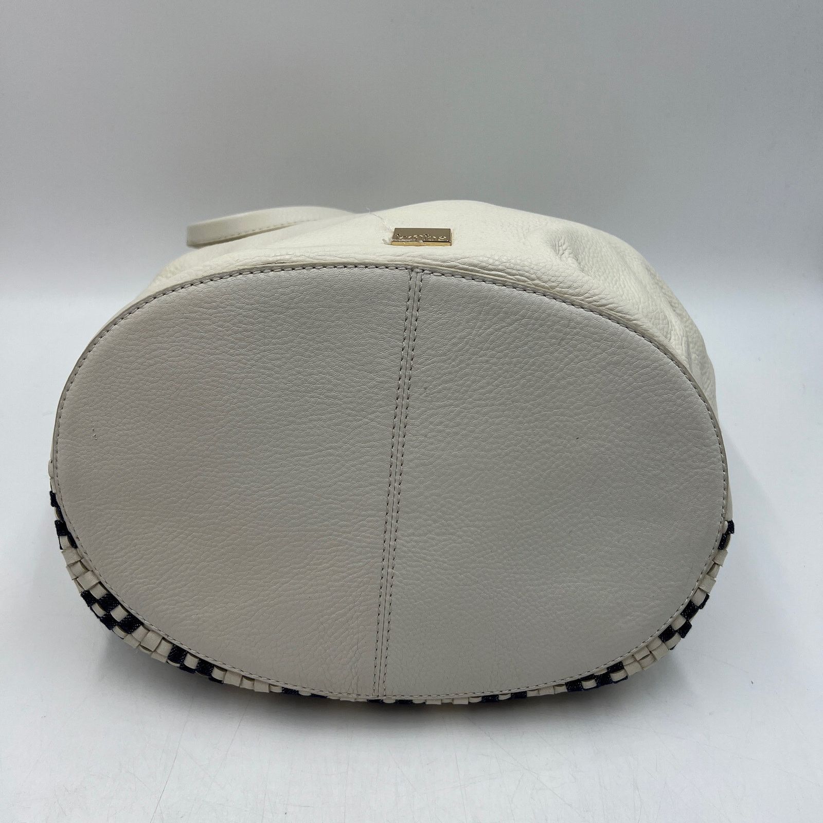 Other Kooba Leather Brown Shoulder Bag Tote White Denim Size ONE SIZE - 11 Thumbnail