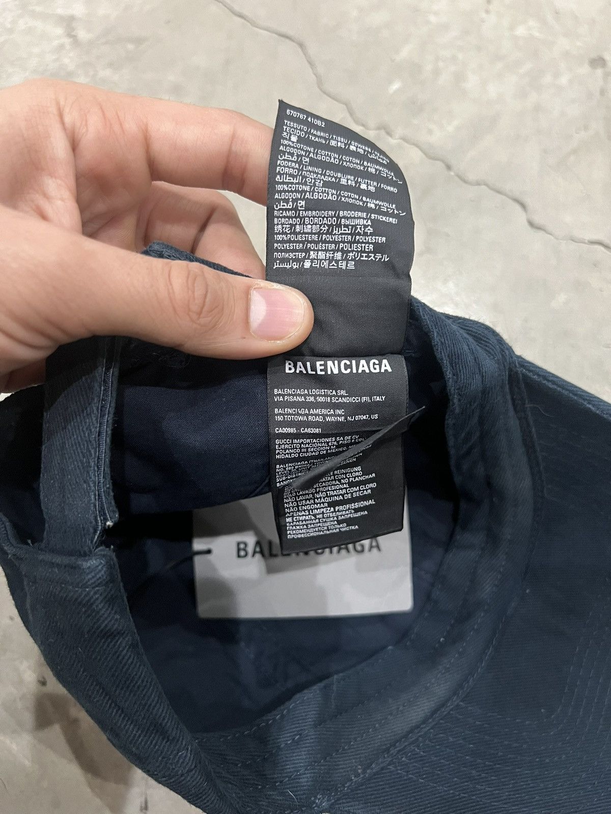 Balenciaga Balenciaga Crest Logo Cap Size ONE SIZE - 6 Thumbnail