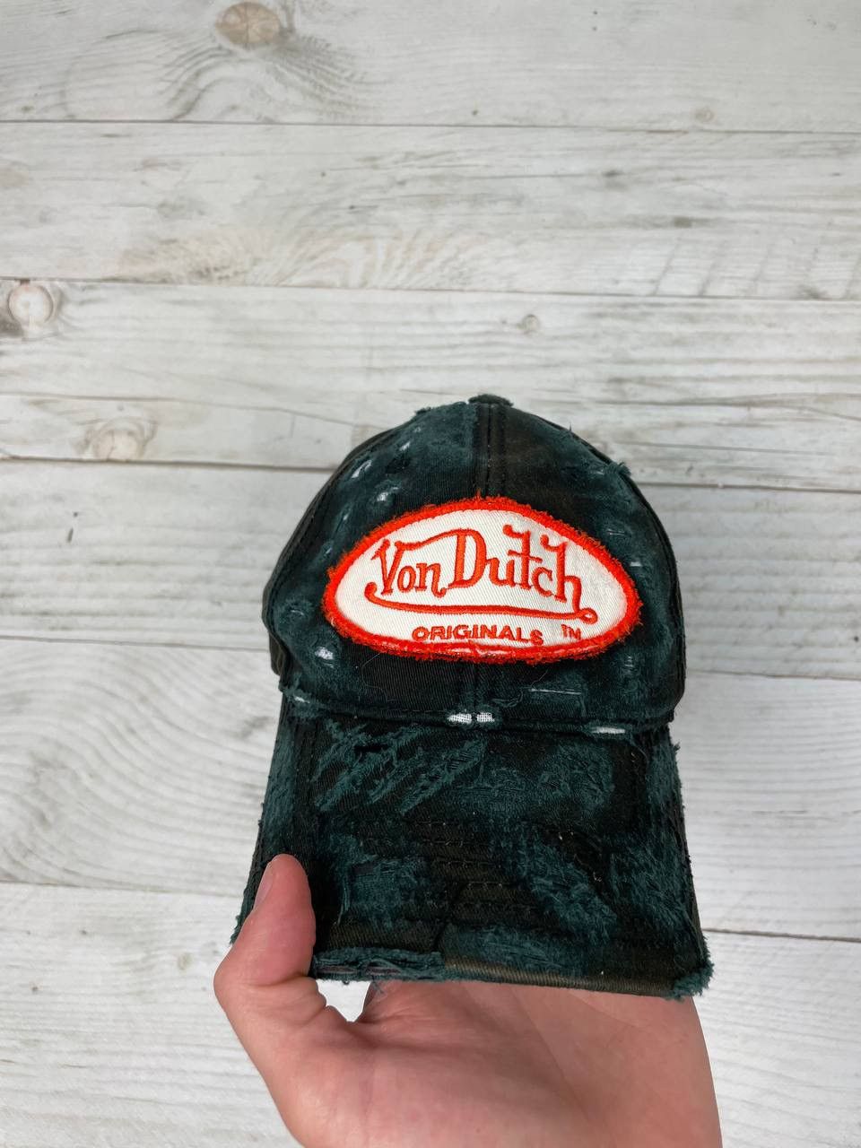 Von Dutch Vintage Von Dutch Cap Hat Distrissed Y2K Size ONE SIZE - 3 Thumbnail
