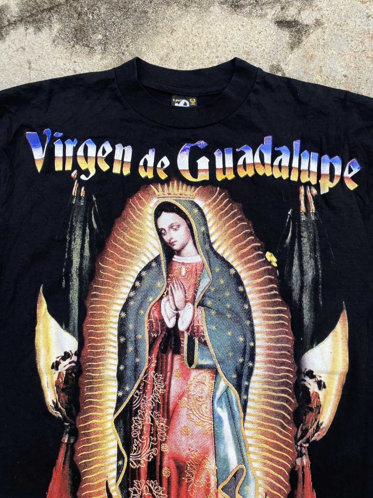 Vintage Vintage 90s Mexicanboot Virgen De Guandalupe Size US XL / EU 56 / 4 - 3 Thumbnail