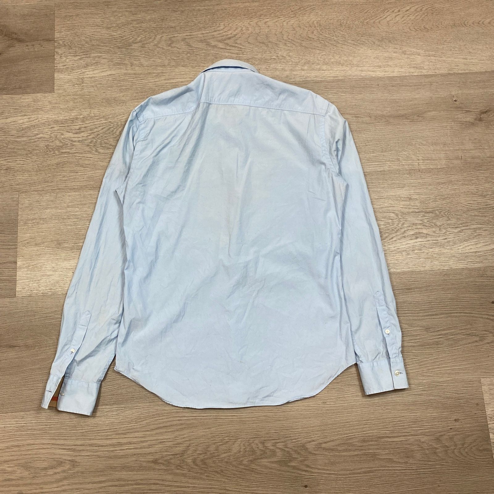 Burberry Burberry Brit Button Up Embroidered Crest Nova Cuff Shirt S Size US S / EU 44-46 / 1 - 3 Thumbnail