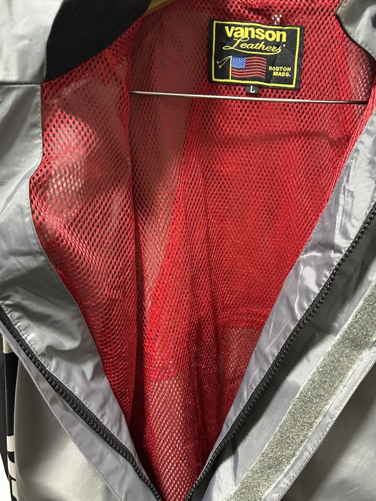 Vanson Leathers Vanson Leather Waterproff Rain Jacket Moto Racer 1 Star Size US L / EU 52-54 / 3 - 11 Thumbnail