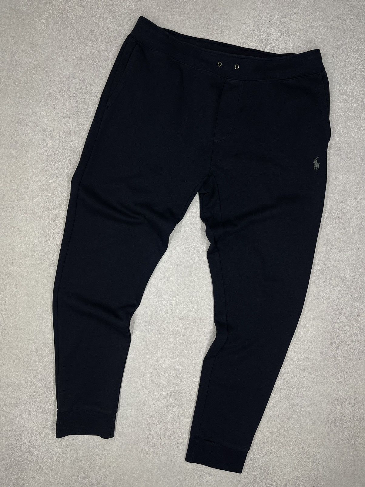 Mens Polo Ralph Lauren Performance Navy Sweatpants Y2K Rugby