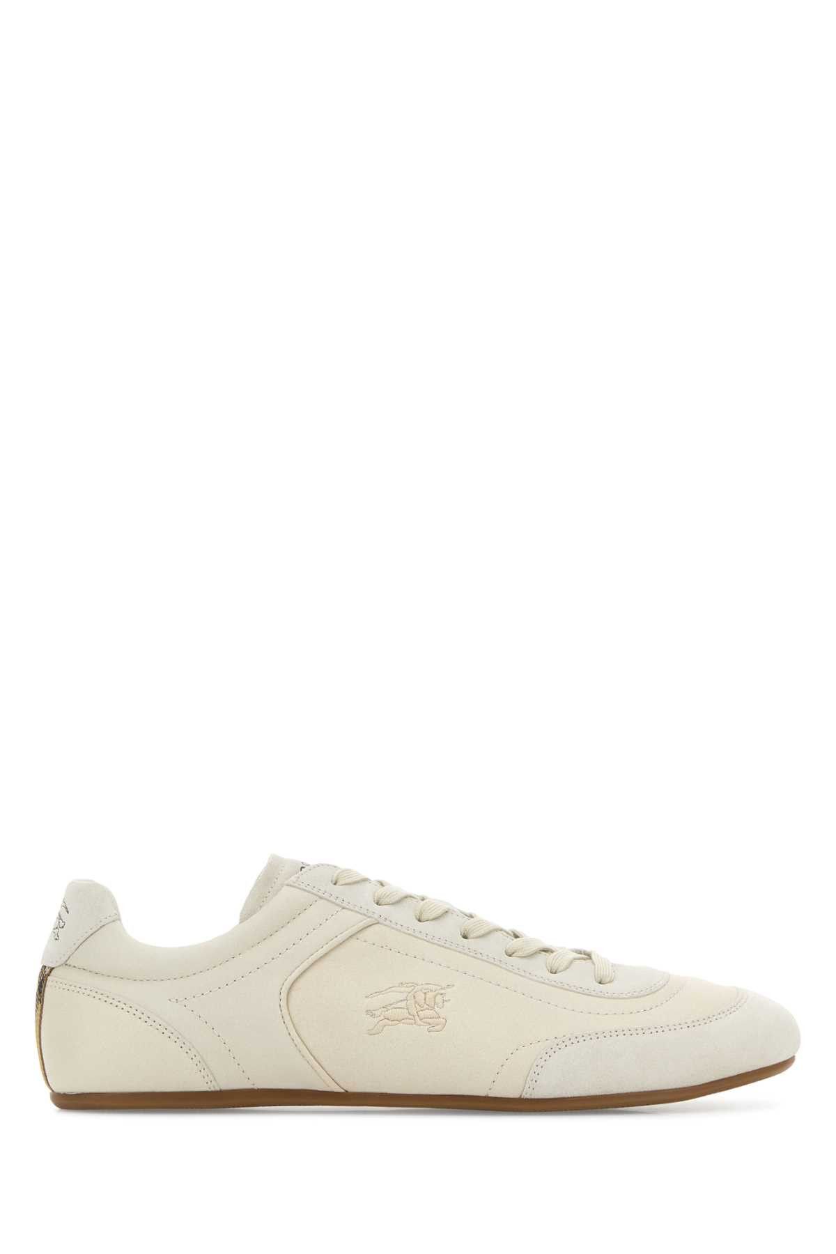 Burberry Ivory Leather Knight Runner Sneakers Size US 9 / EU 42 - 1 Thumbnail