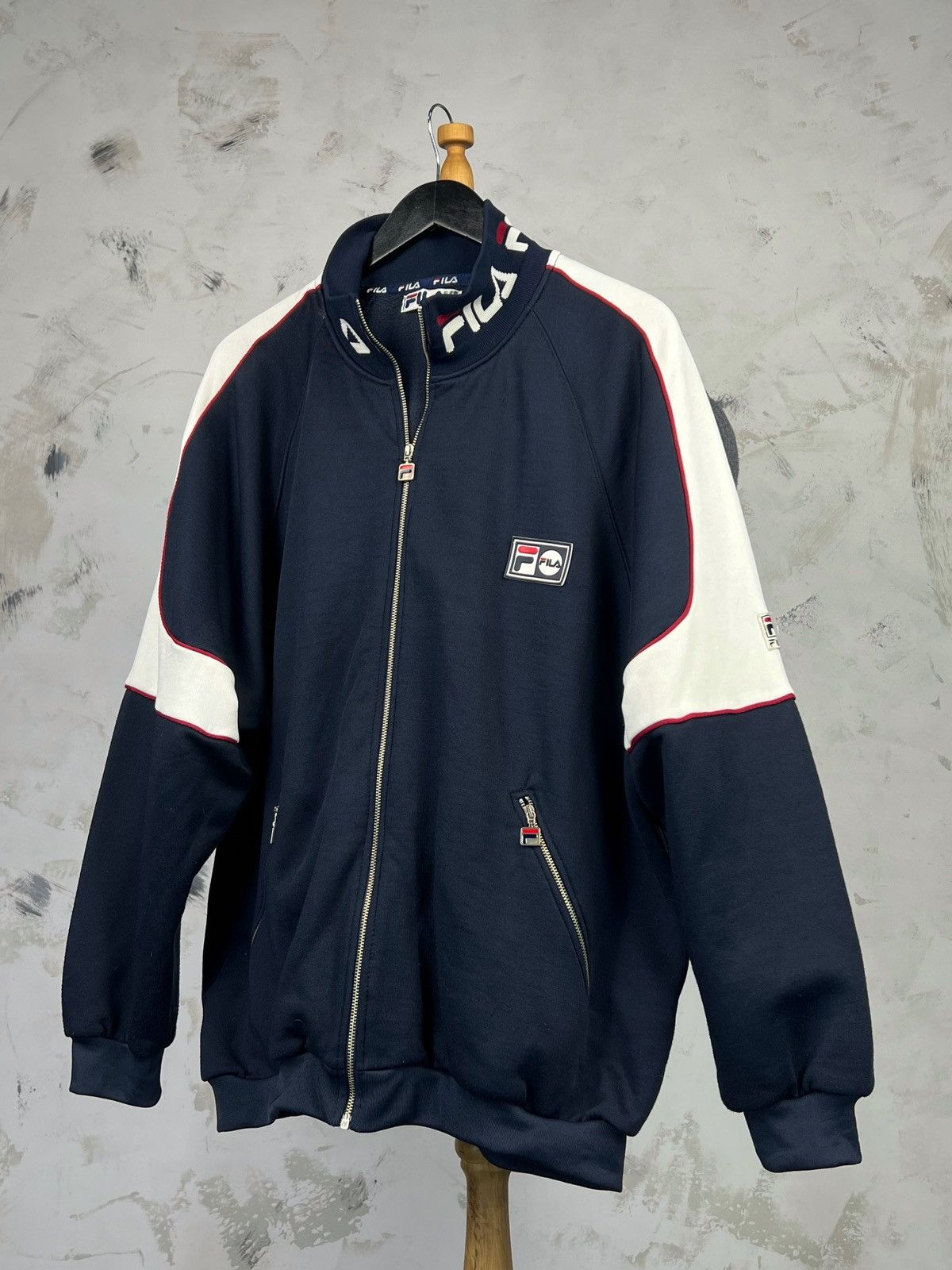 Fila Vintage Fila Zip Jacket Size XL Size US XL / EU 56 / 4 - 1 Thumbnail