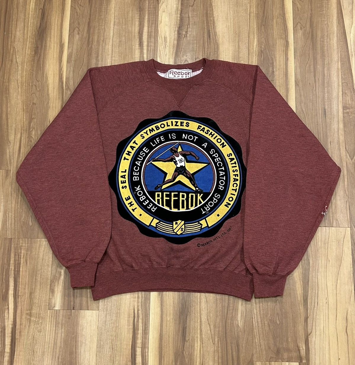 Reebok 1987 Reebok Sport Javelin Crewneck Size US M / EU 48-50 / 2 - 1 Thumbnail