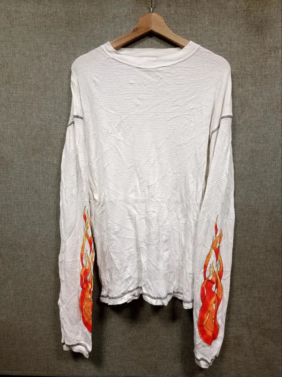 vintage 90s long sleeve rock steady made in usa