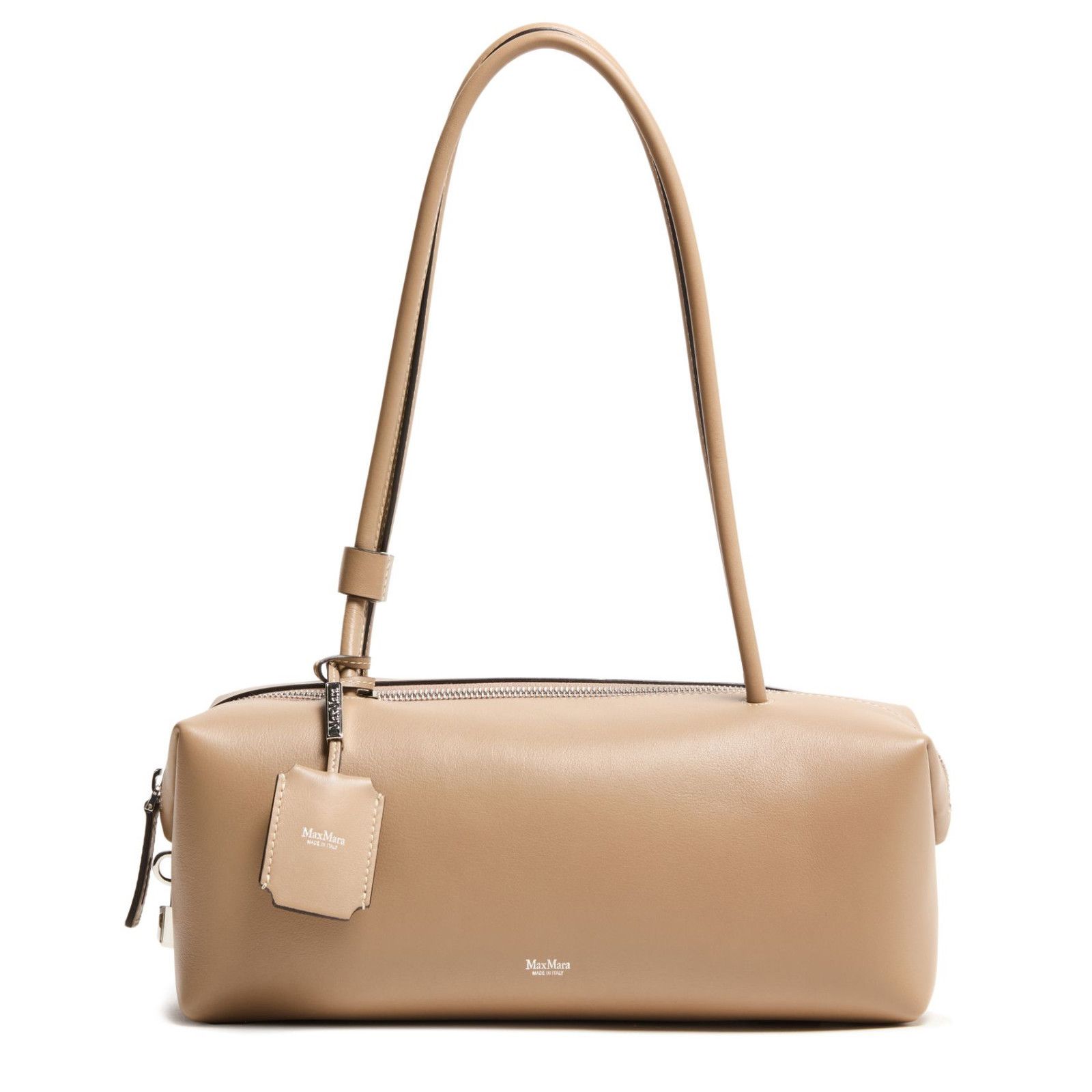 Max Mara MAX MARA Holdall Beige Leather Shoulder Bag New/Authentic Size ONE SIZE - 1 Thumbnail