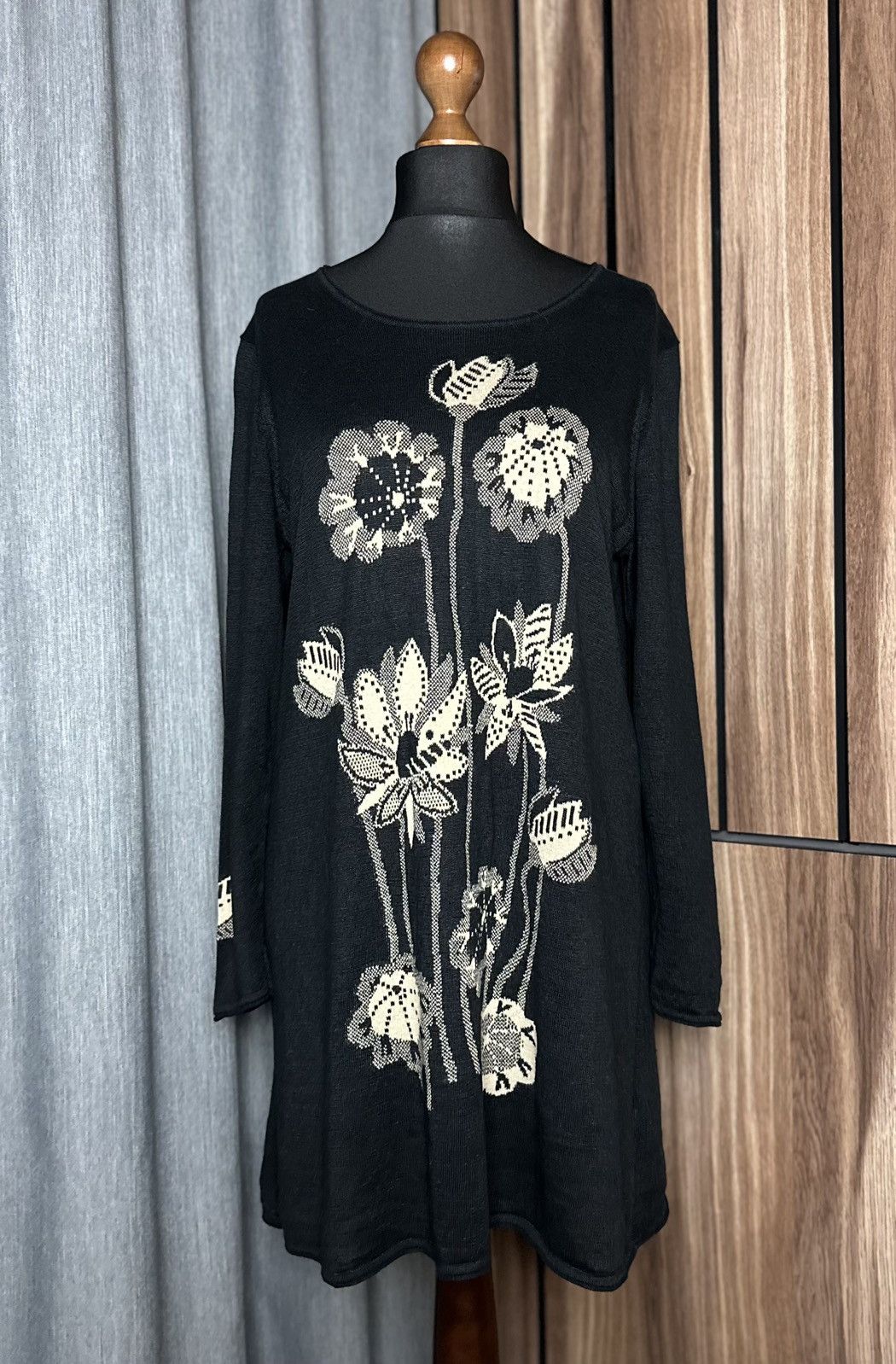 Gudrun Sjoden Organic Linen Dress Women's Size M