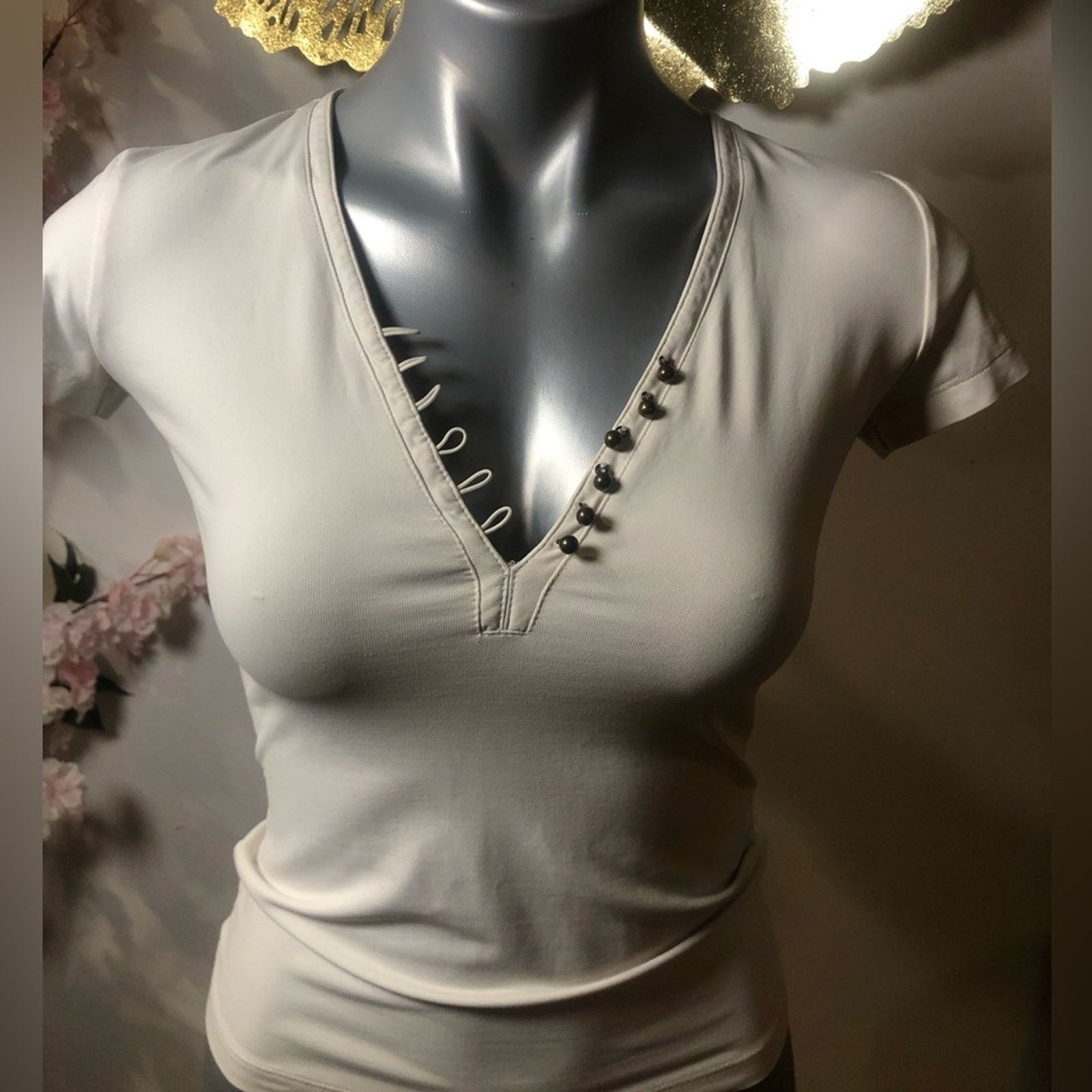 Other French Top with deep V buttoned top Size S / US 4 / IT 40 - 7 Thumbnail