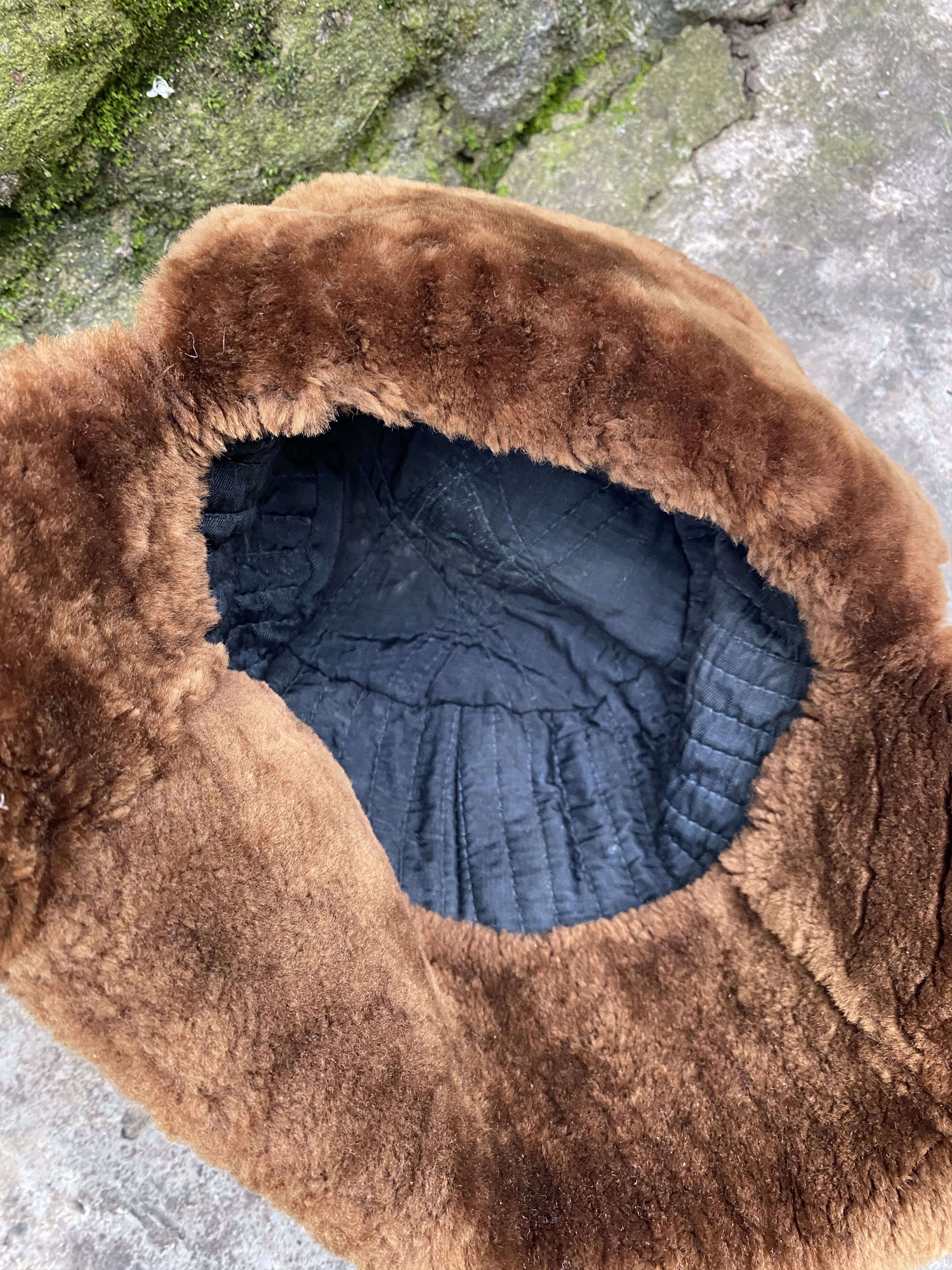 Hysteric Glamour × Japanese Brand × Vintage Vintage 90s Alt Ushanka Fuzzy Trapper Fur Winter Hat Size ONE SIZE - 4 Thumbnail