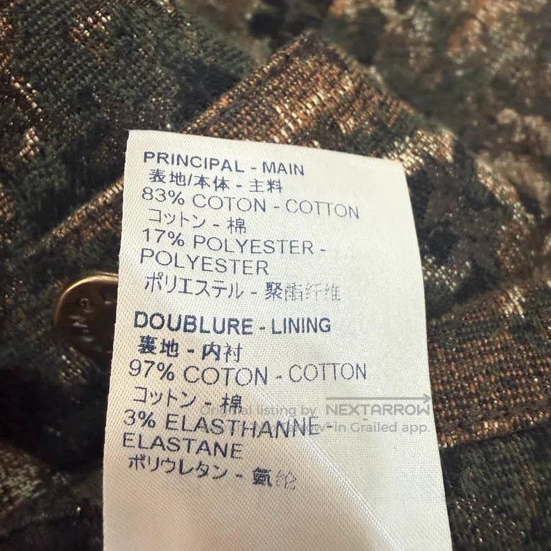 Louis Vuitton Louis Vuitton Tapestry Fur Collar Full Print Denim Jacket Size US M / EU 48-50 / 2 - 5 Thumbnail