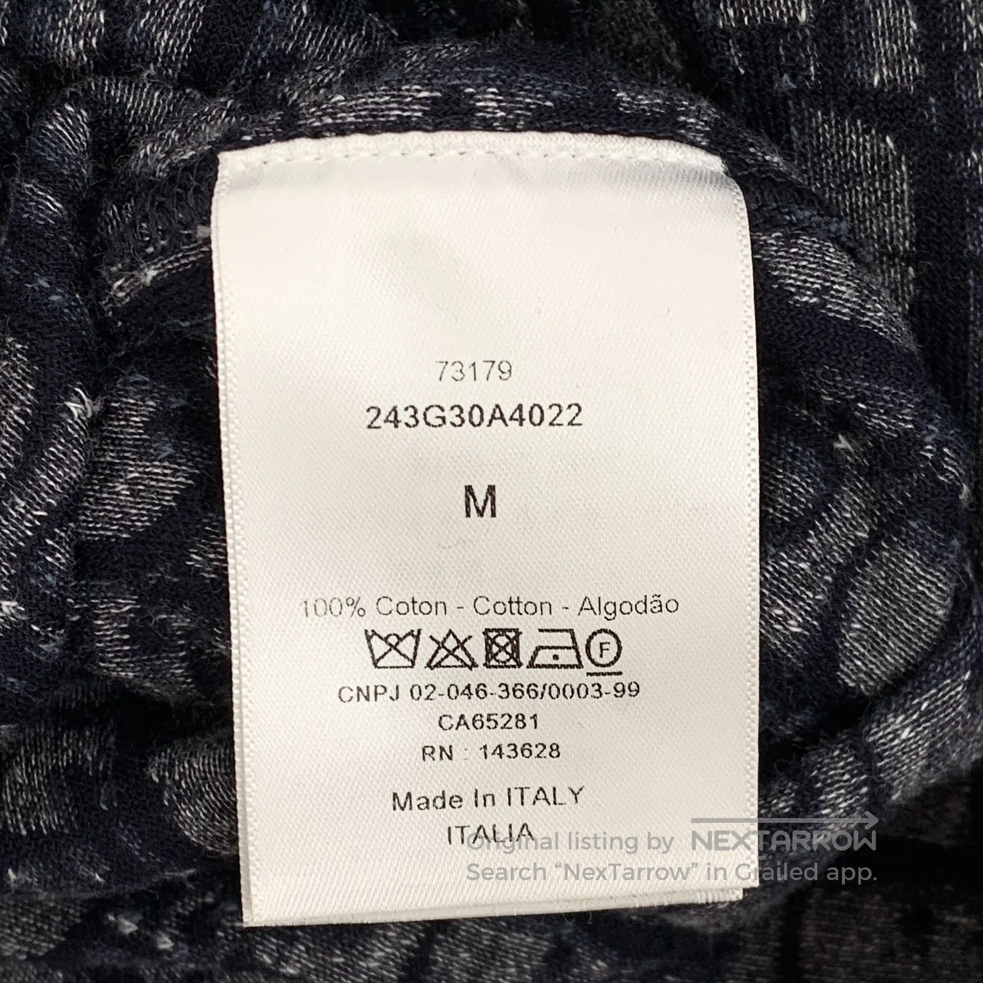 Dior Dior Dark blue logo jacquard all-printed cotton hooded zip Size M / US 6-8 / IT 42-44 - 7 Thumbnail