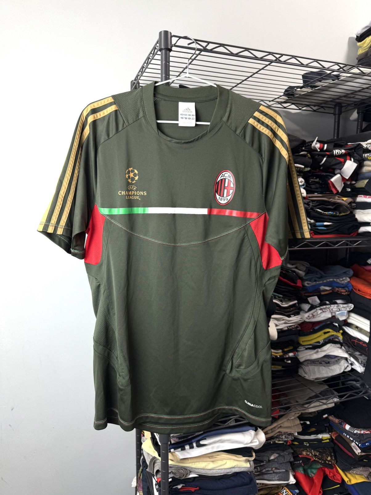 Adidas Vintage Adidas Milan 2011 Soccer Jersey Football Size US M / EU 48-50 / 2 - 1 Thumbnail