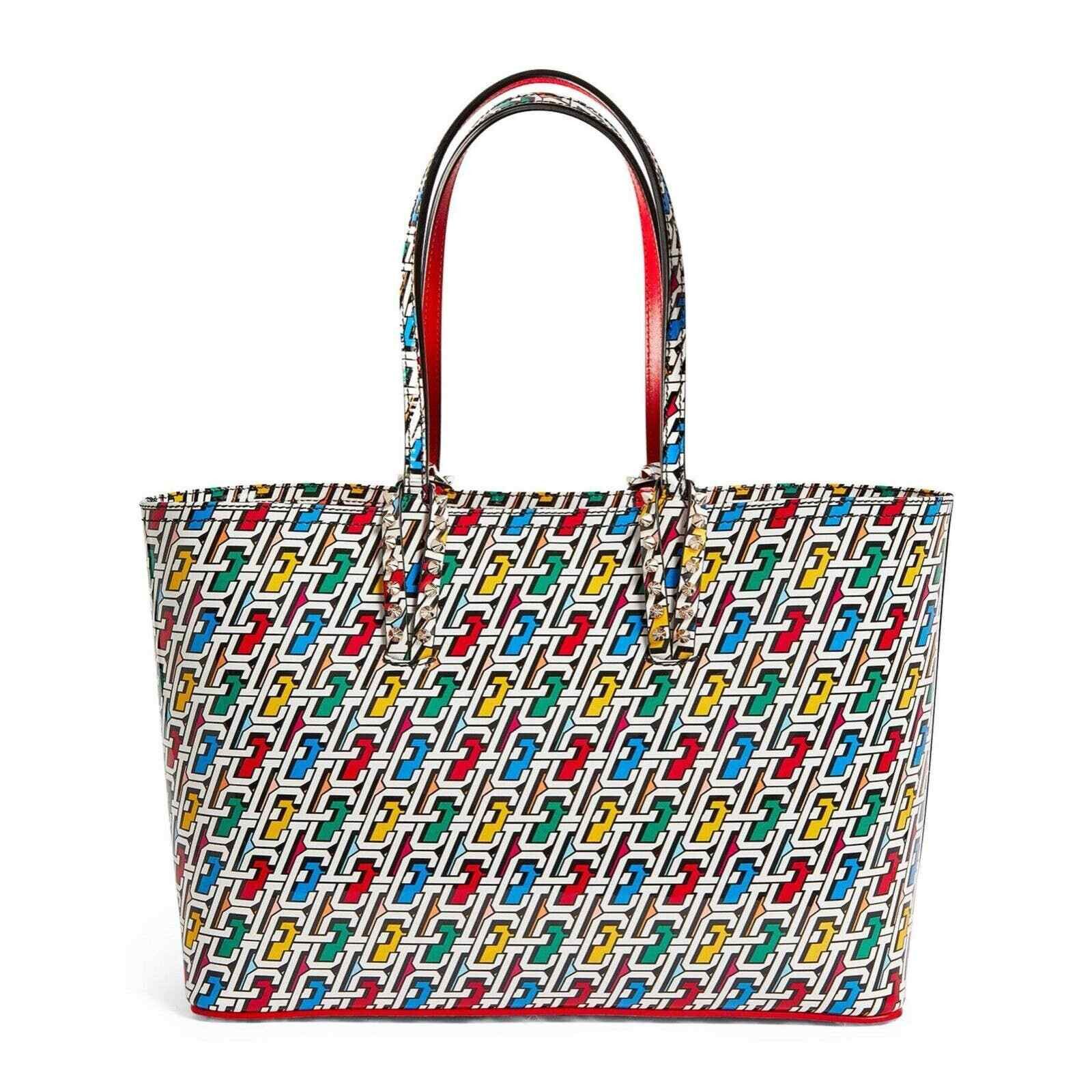 Christian Louboutin Christian Louboutin 3D Logo Leather Red Tote Shoulder Bag Size ONE SIZE - 1 Thumbnail
