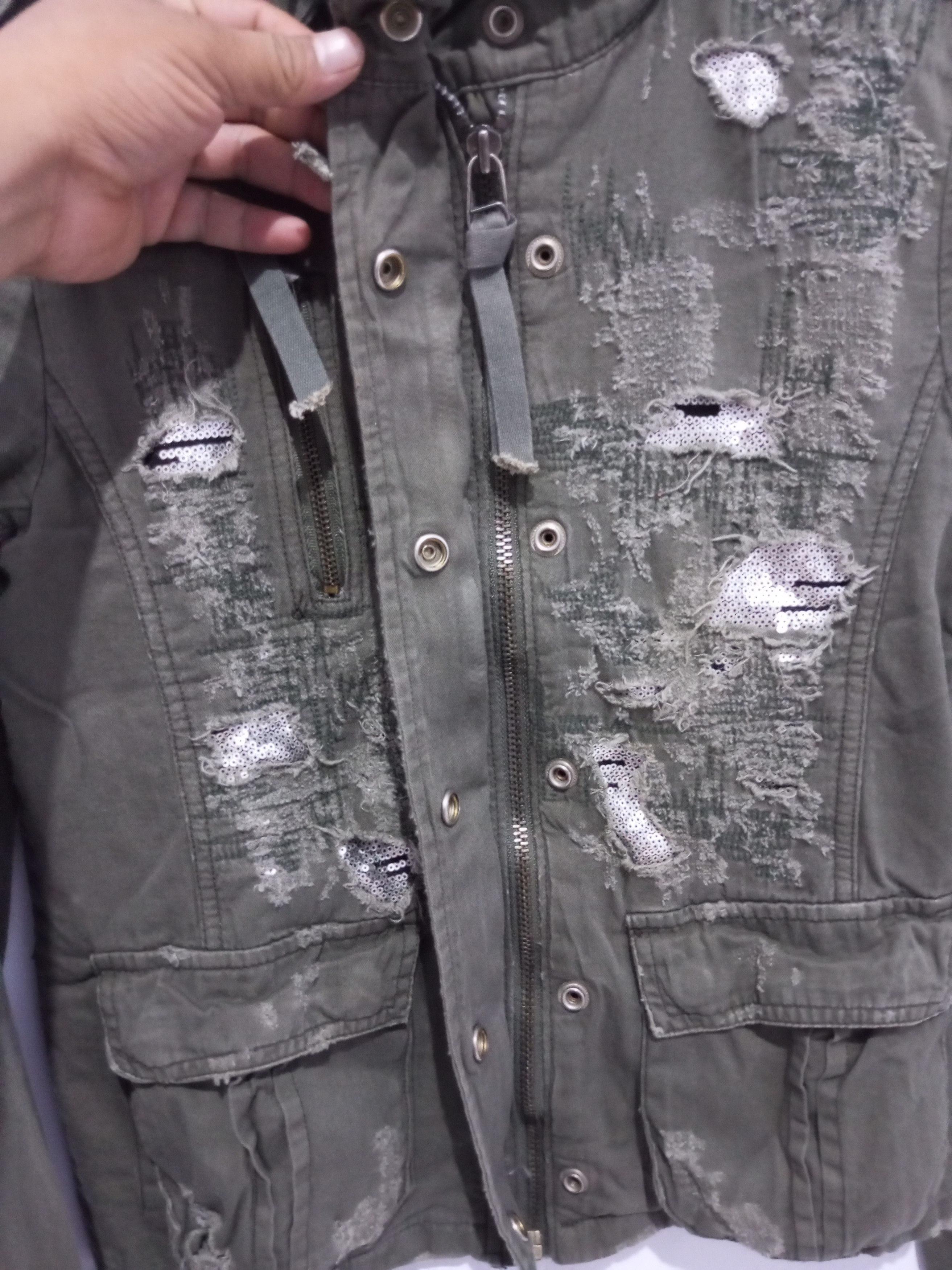 Other Japanese brand blue wash distressed jacket Size US S / EU 44-46 / 1 - 7 Thumbnail