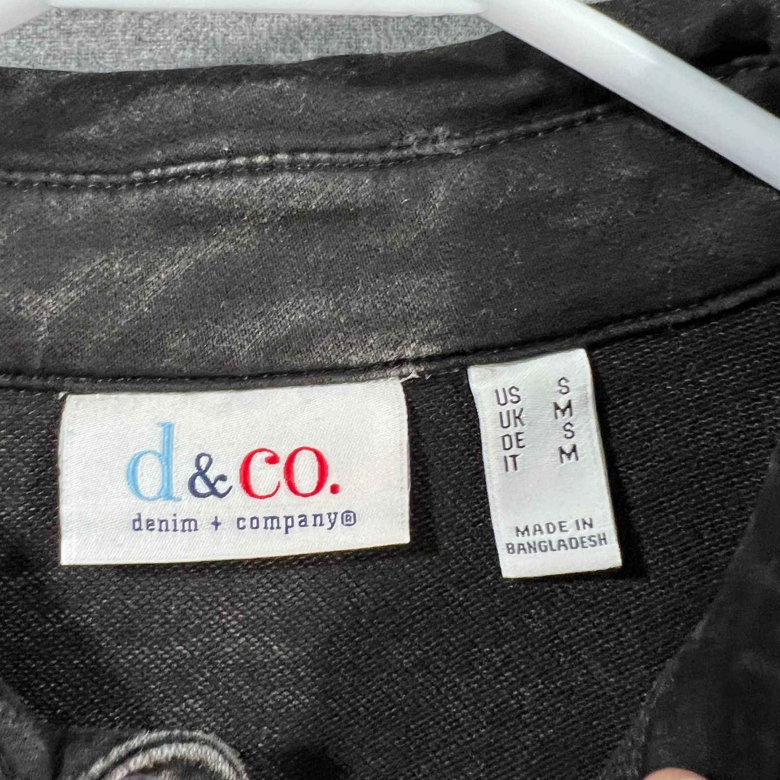 Other Denim & Co. Confy Knit Acid Wash Snap Size S / US 4 / IT 40 - 3 Thumbnail