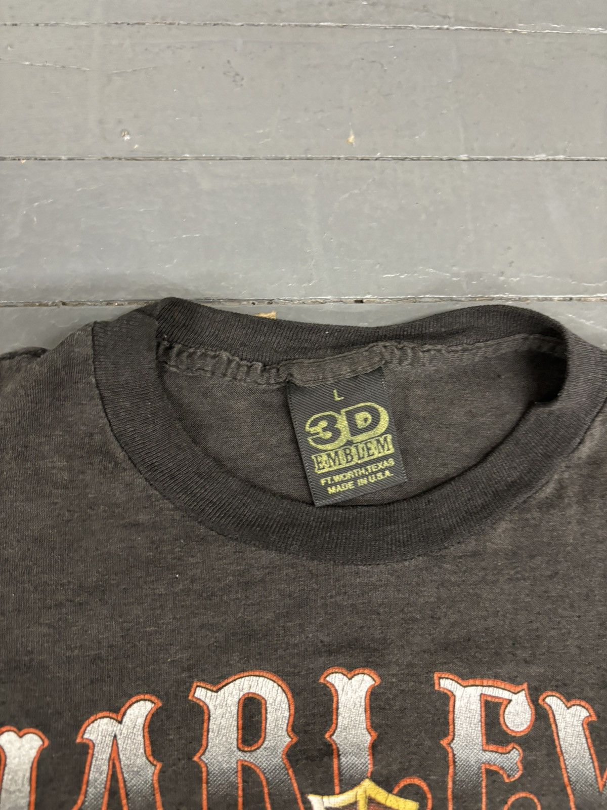 Vintage Vintage 1988 Harley Davidson 3D Emblem whiskey tee Size US L / EU 52-54 / 3 - 2 Thumbnail