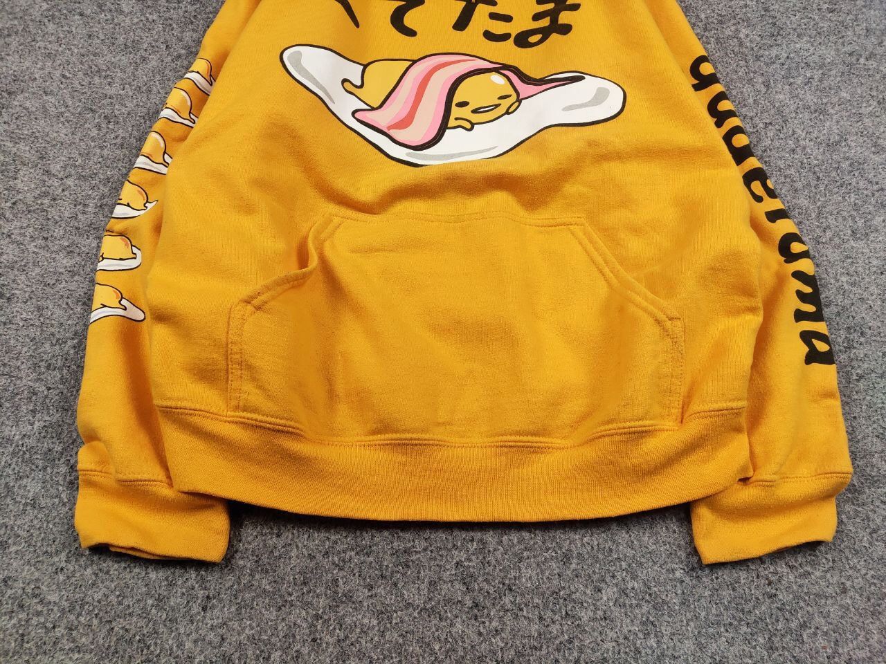 Japanese Brand Gudetama Japan Sanrio The Lazy Egg Yellow Hoodie Size US M / EU 48-50 / 2 - 10 Thumbnail
