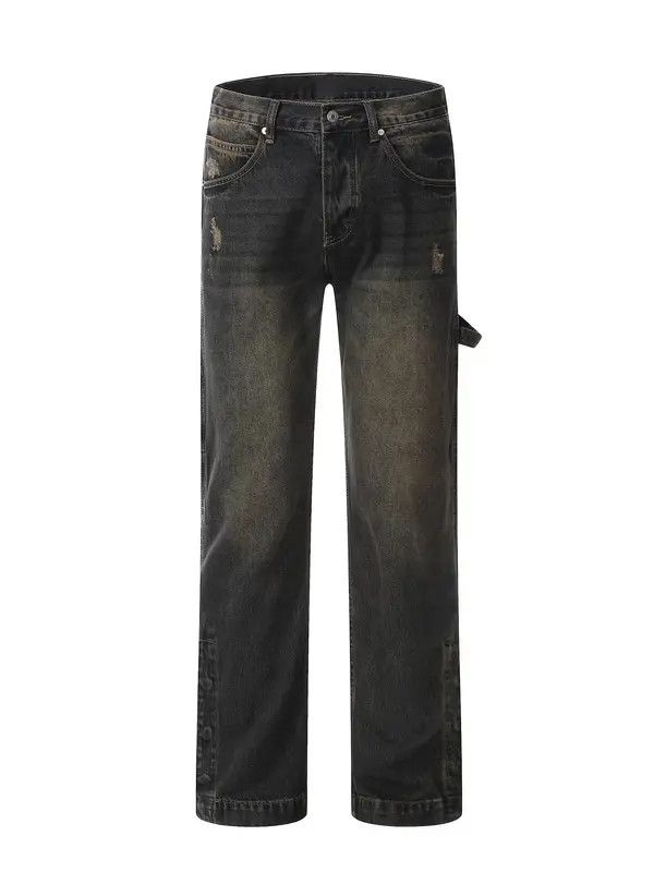 Designer × Japanese Brand × Vintage faded cargo workwear carpenter pants Size US 32 / EU 48 - 4 Thumbnail