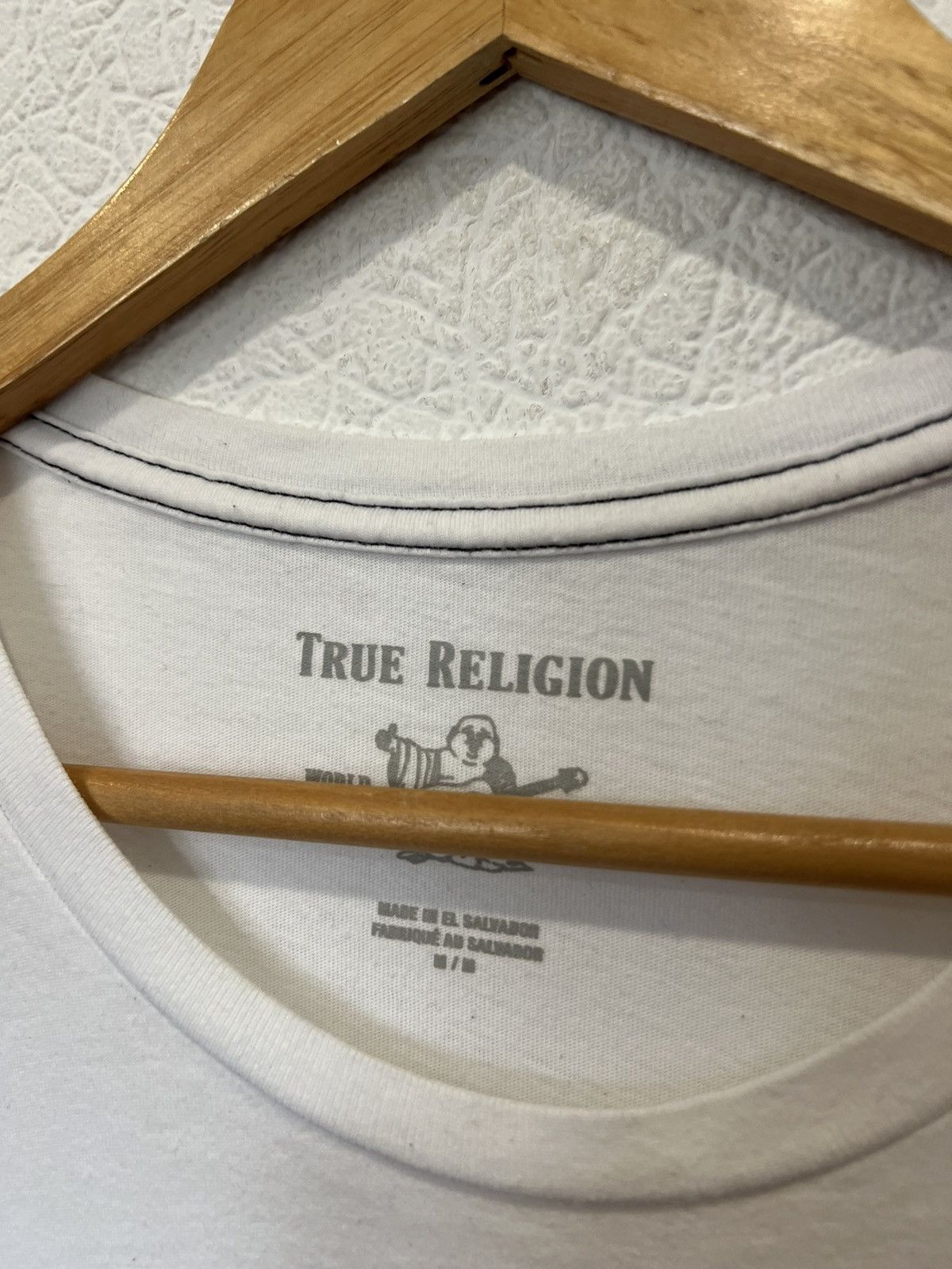 True Religion Vintage True Religion White Tee T Shirt Size US M / EU 48-50 / 2 - 3 Thumbnail
