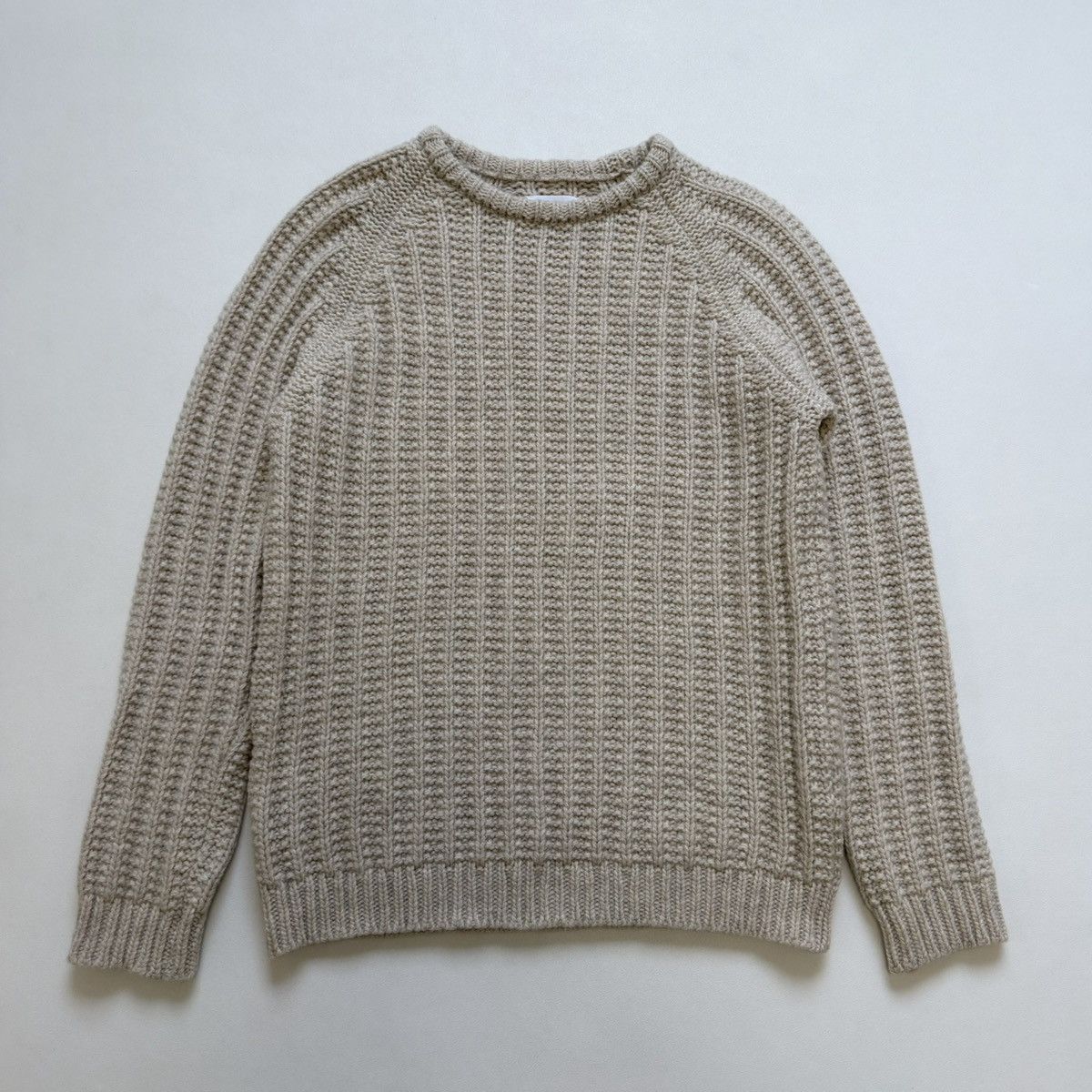 Our Legacy Cream Wool Fisherman’s Textured Sweater Size US M / EU 48-50 / 2 - 16 Thumbnail