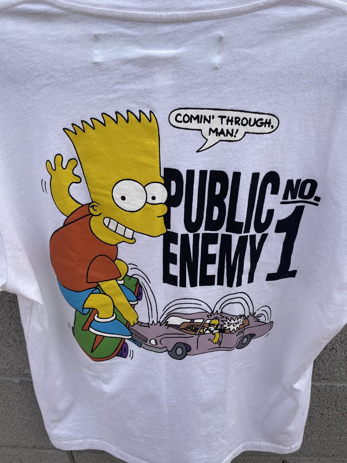 OFF-WHITE Bart Public Enemy T-Shirt Mサイズ - トップス