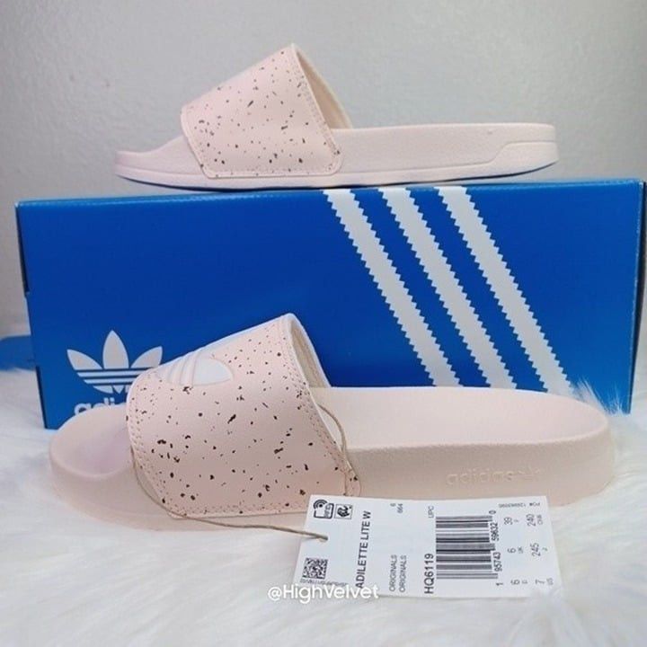 Adidas 0078 adidas Originals Adilette Lite Slides Pink Women's 6 Size US 6 / IT 36 - 1 Thumbnail