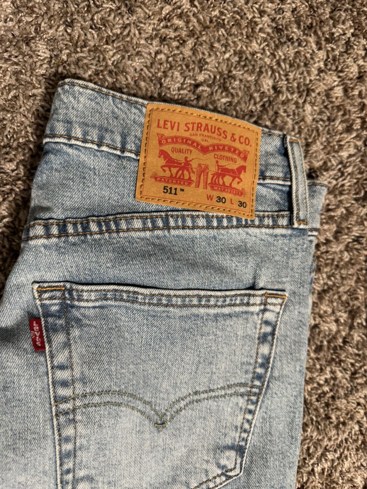 Levi's Levis blue jeans Size US 30 / EU 46 - 5 Thumbnail